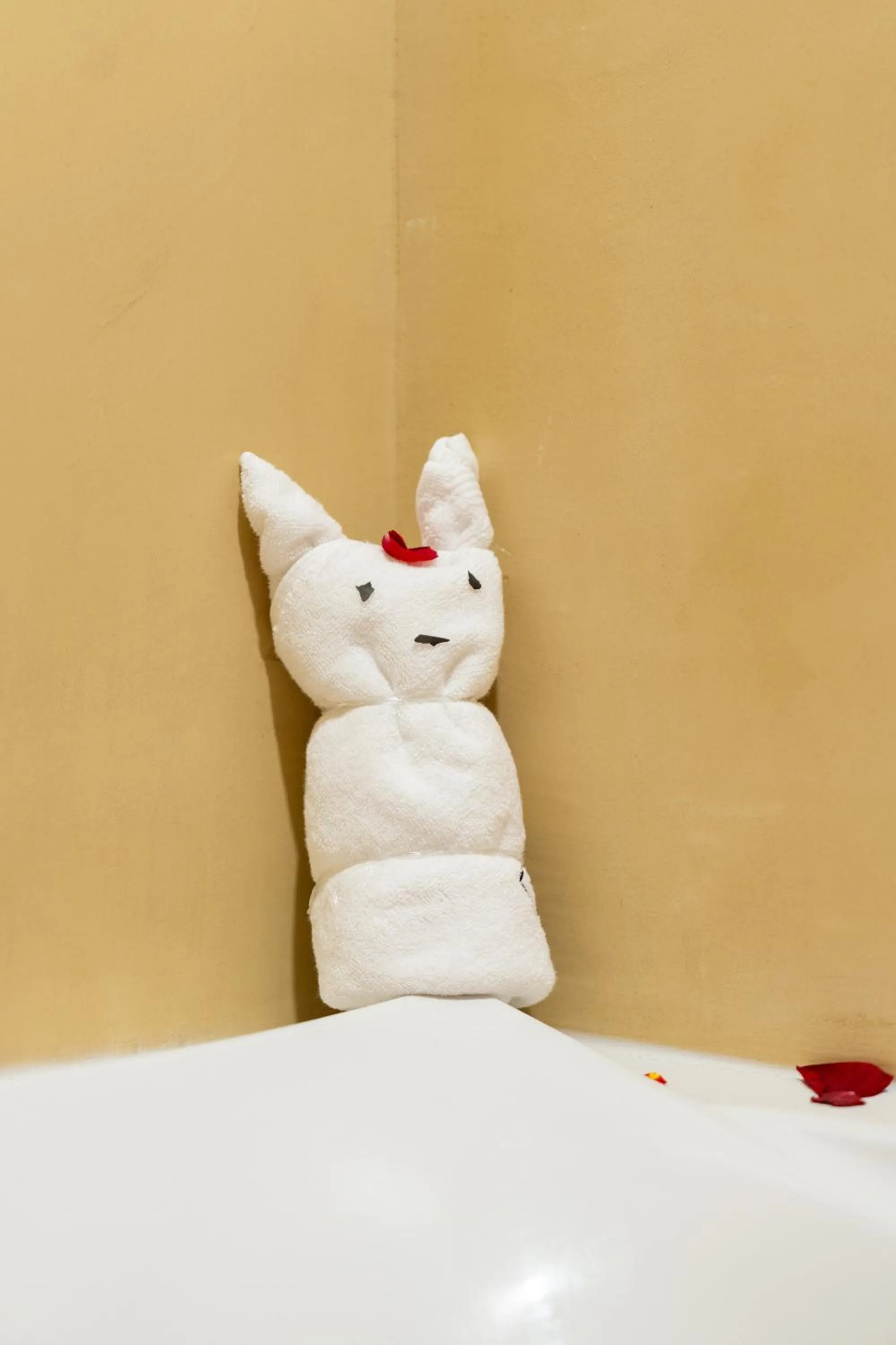 towels, Bed in The Luxe Retreat Hotel Apartments