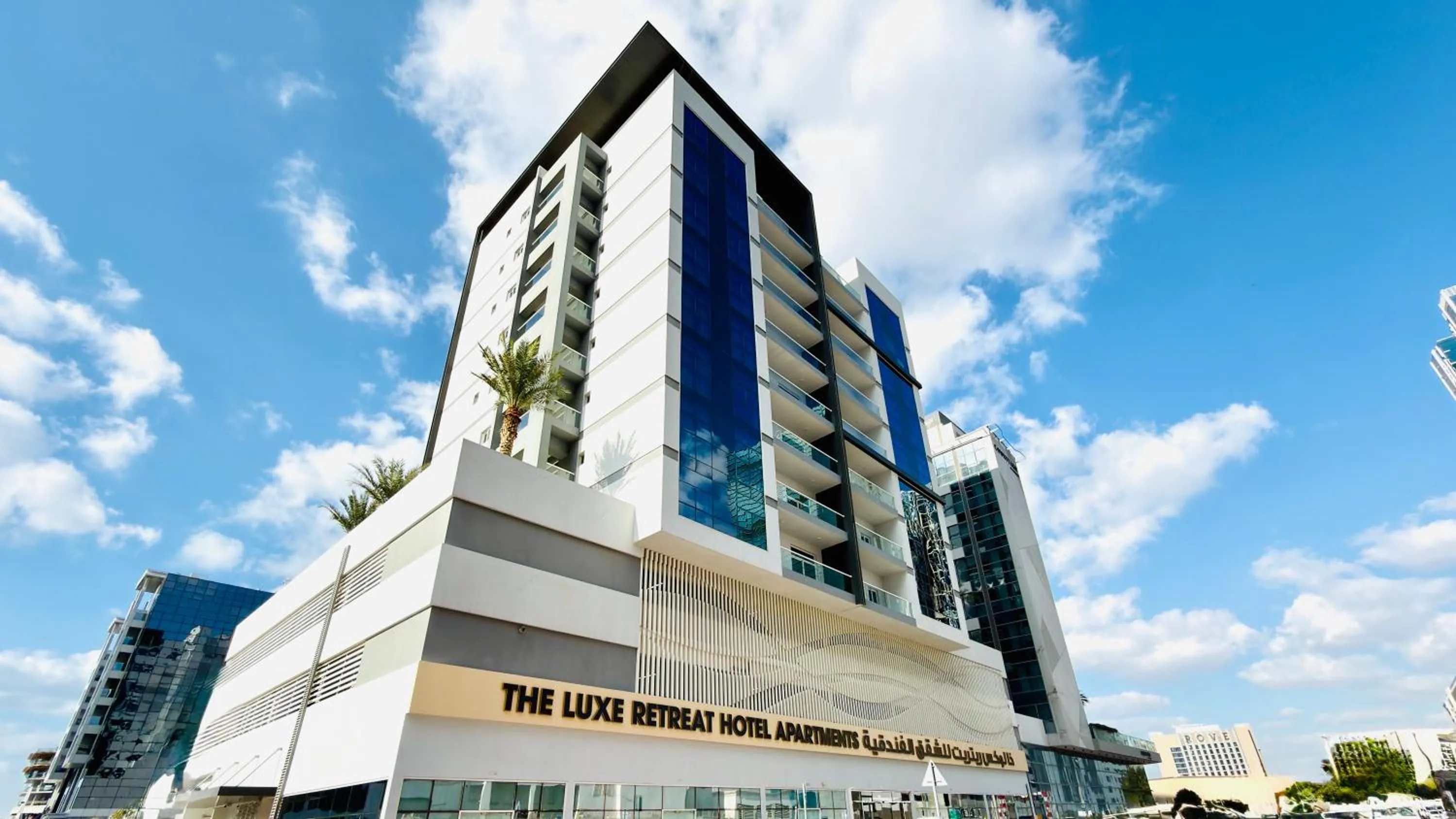 Property building in The Luxe Retreat Hotel Apartments