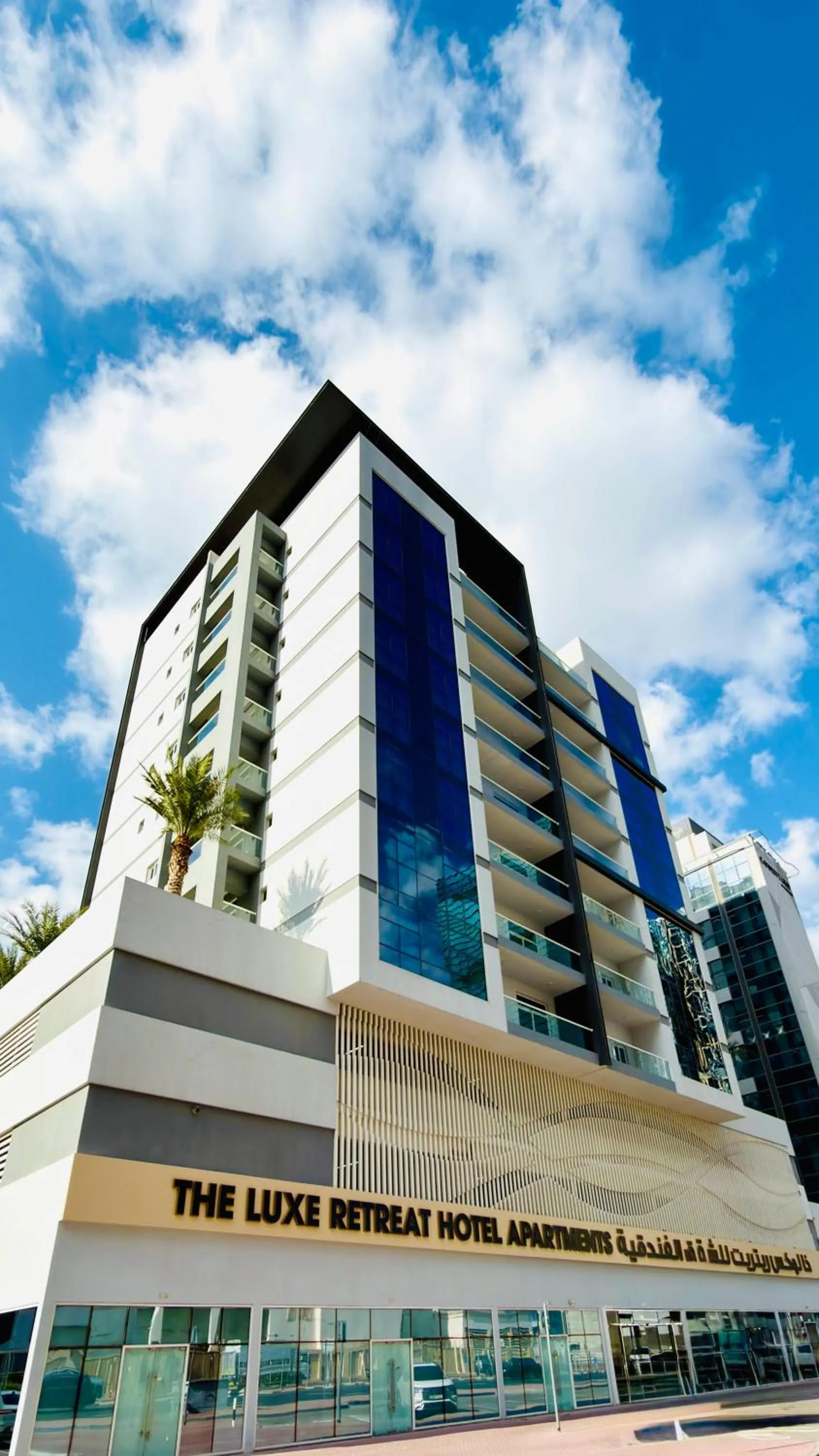 Property building in The Luxe Retreat Hotel Apartments