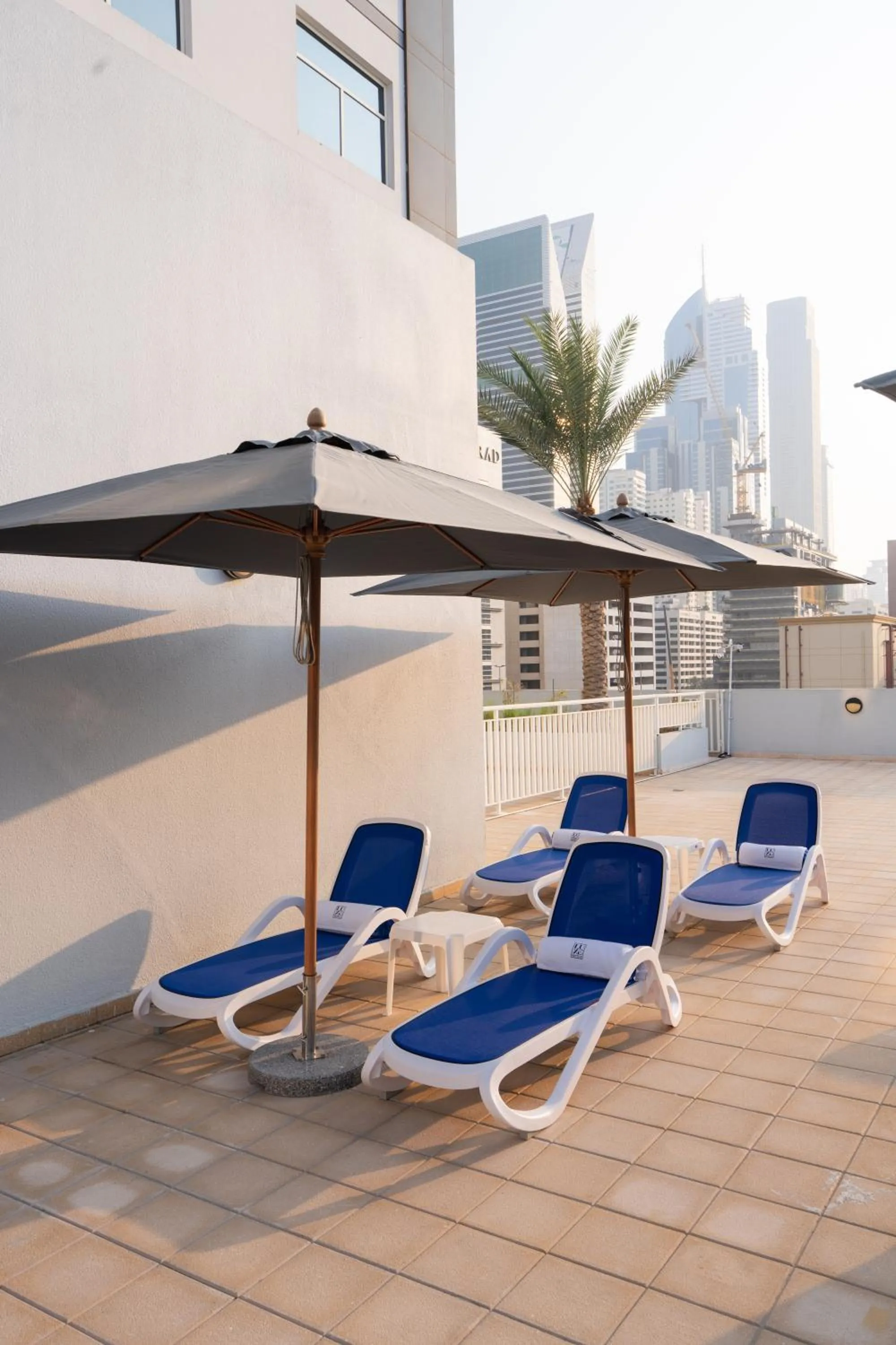 Swimming pool in The Luxe Retreat Hotel Apartments