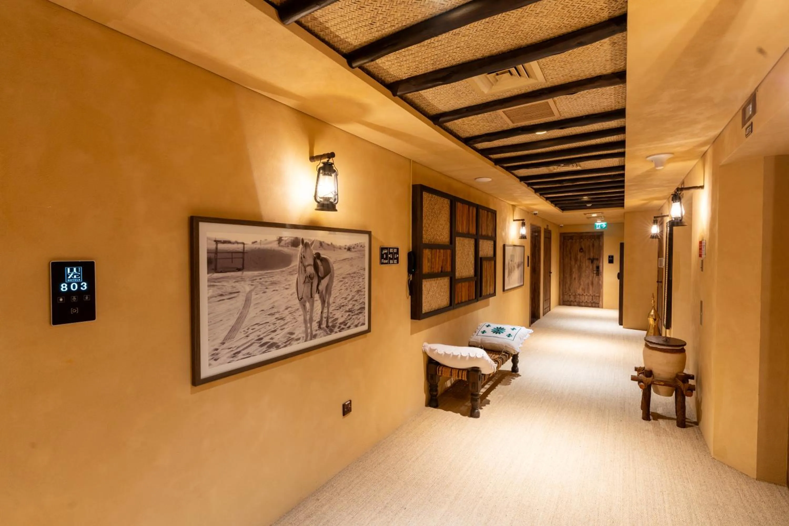 Property building in The Luxe Retreat Hotel Apartments