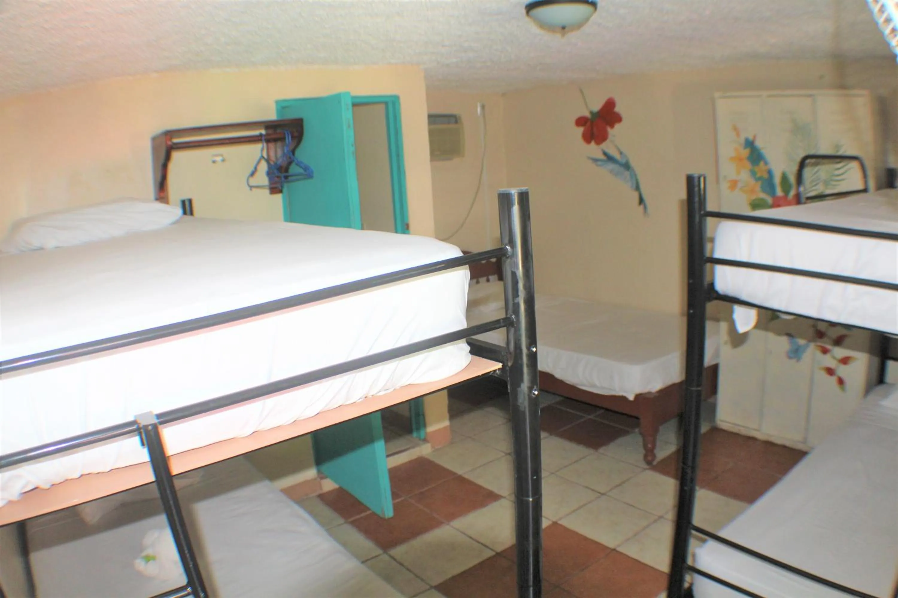 Bedroom, Bed in Blue Iguana