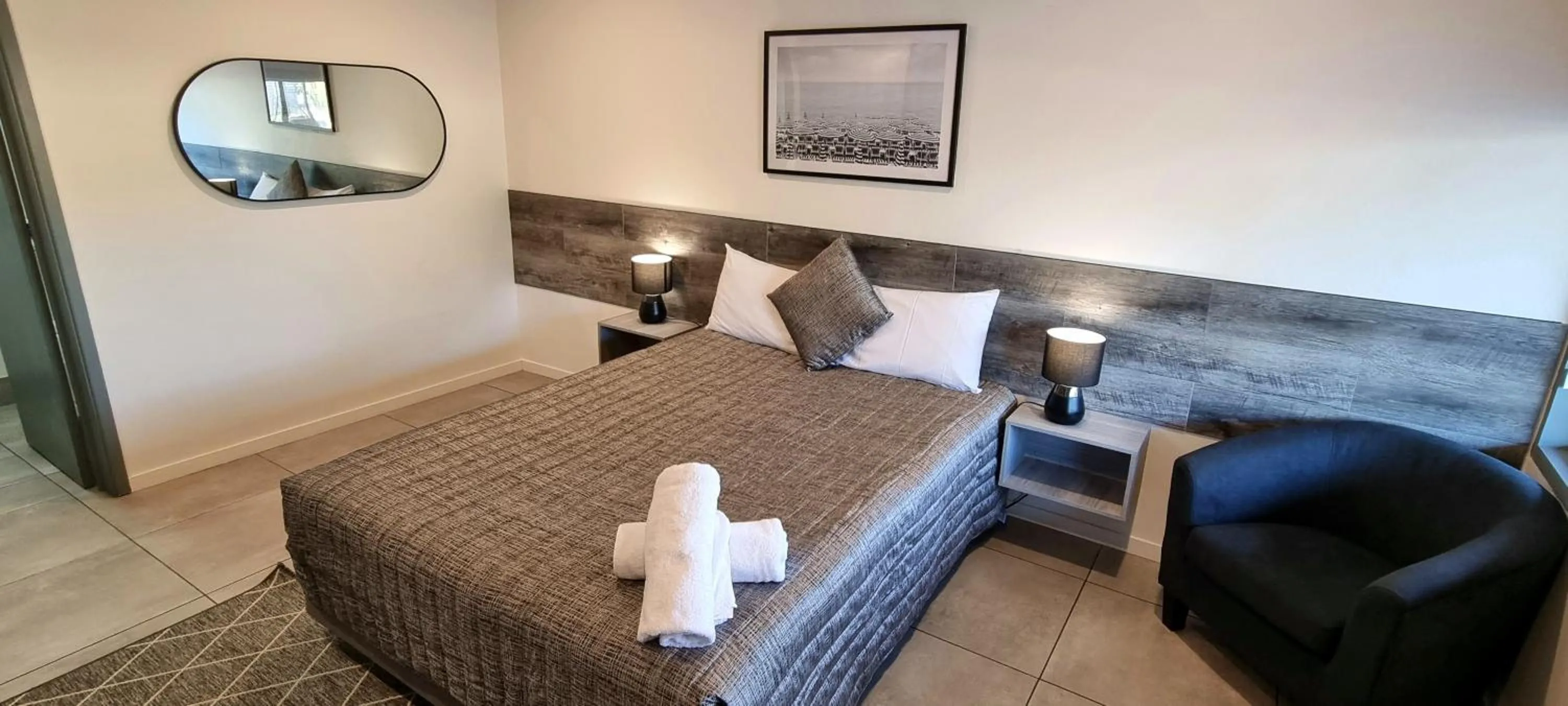 Bedroom in Y Motels Gympie