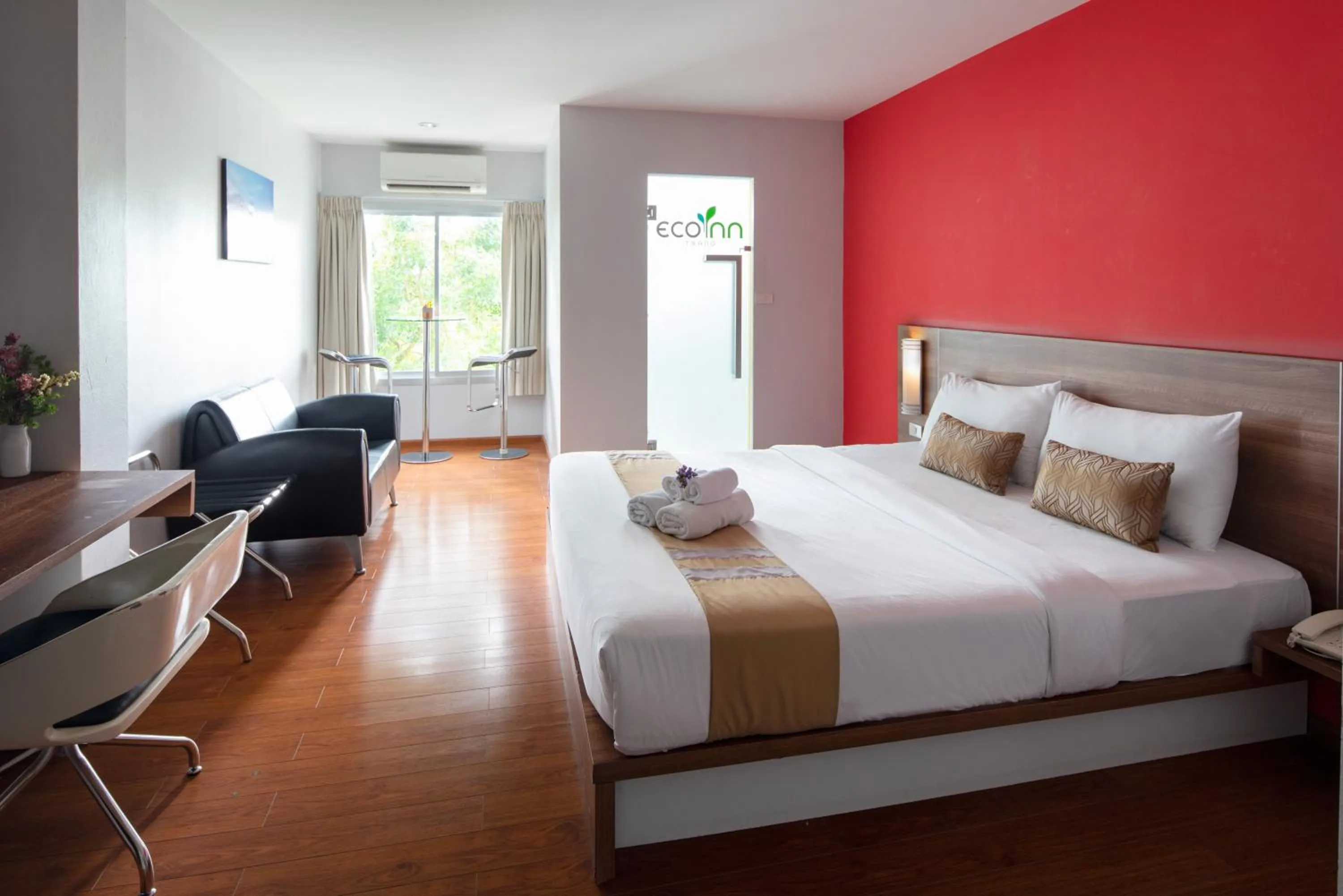 Bed in Eco Inn Prime Trang