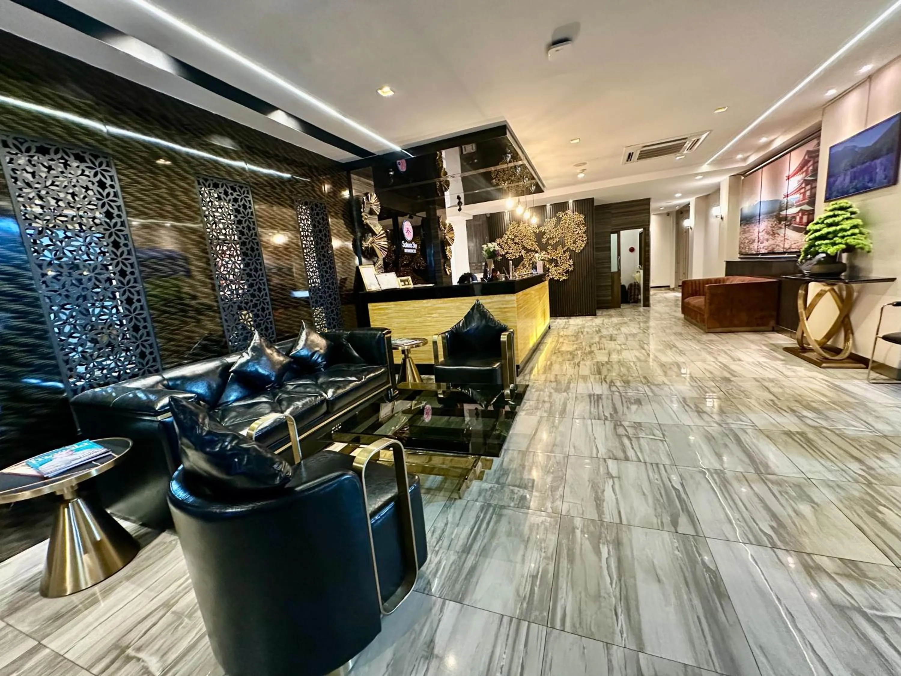 Seating area in Sakura Sky Residence