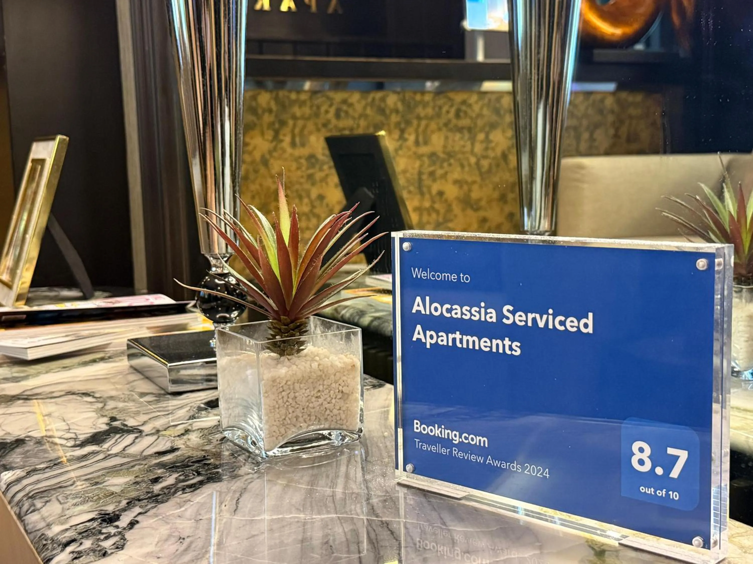 Certificate/Award in Alocassia Serviced Apartments