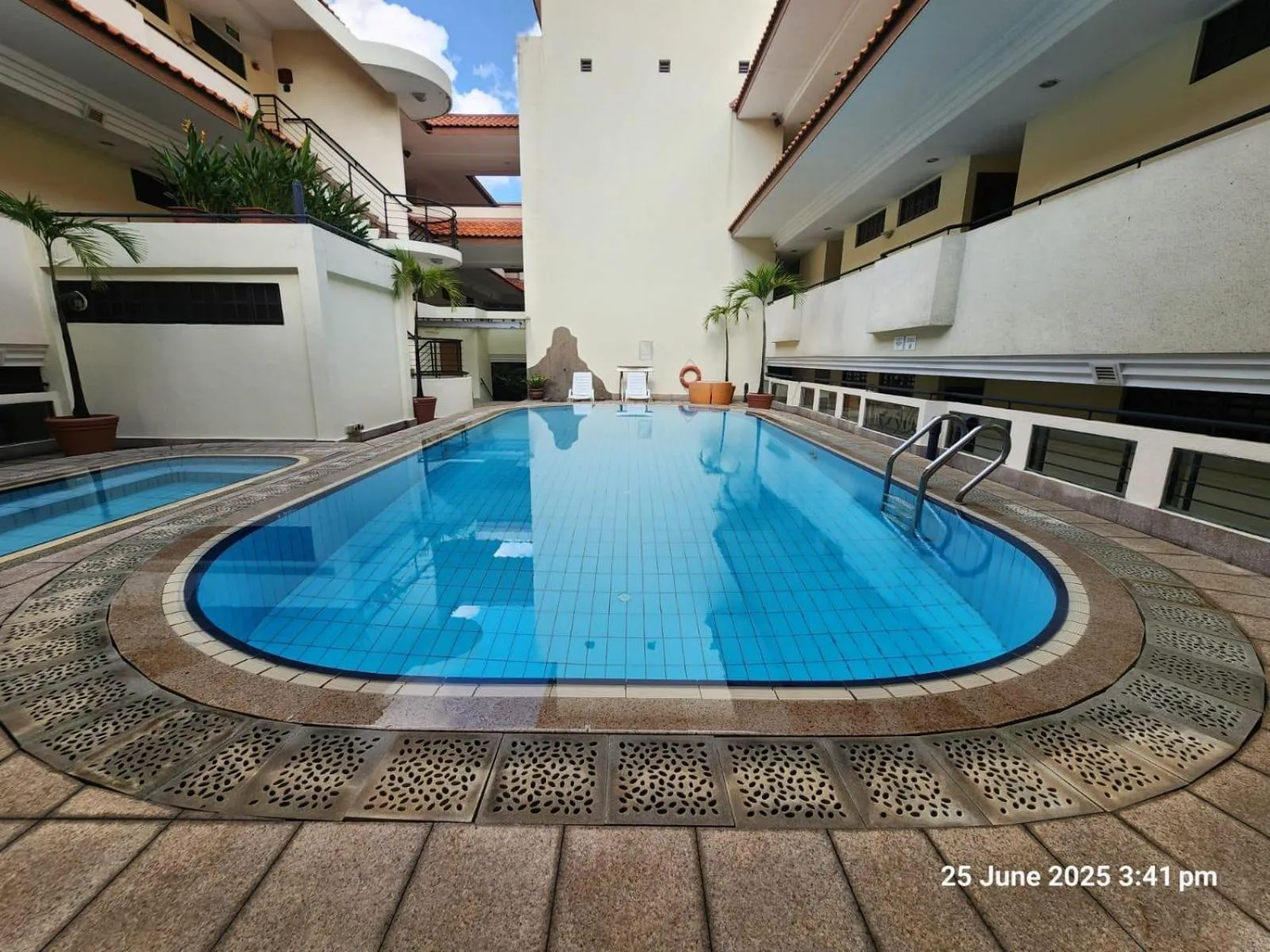 Swimming pool in Alocassia Serviced Apartments