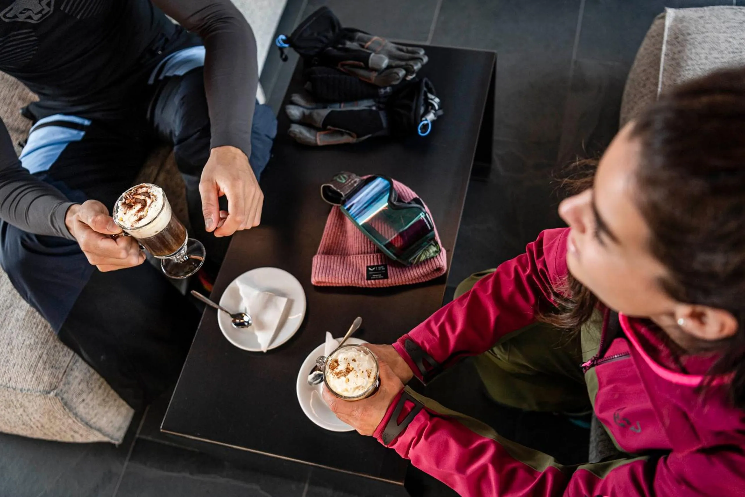 Lounge or bar in die berge lifestyle-hotel Sölden