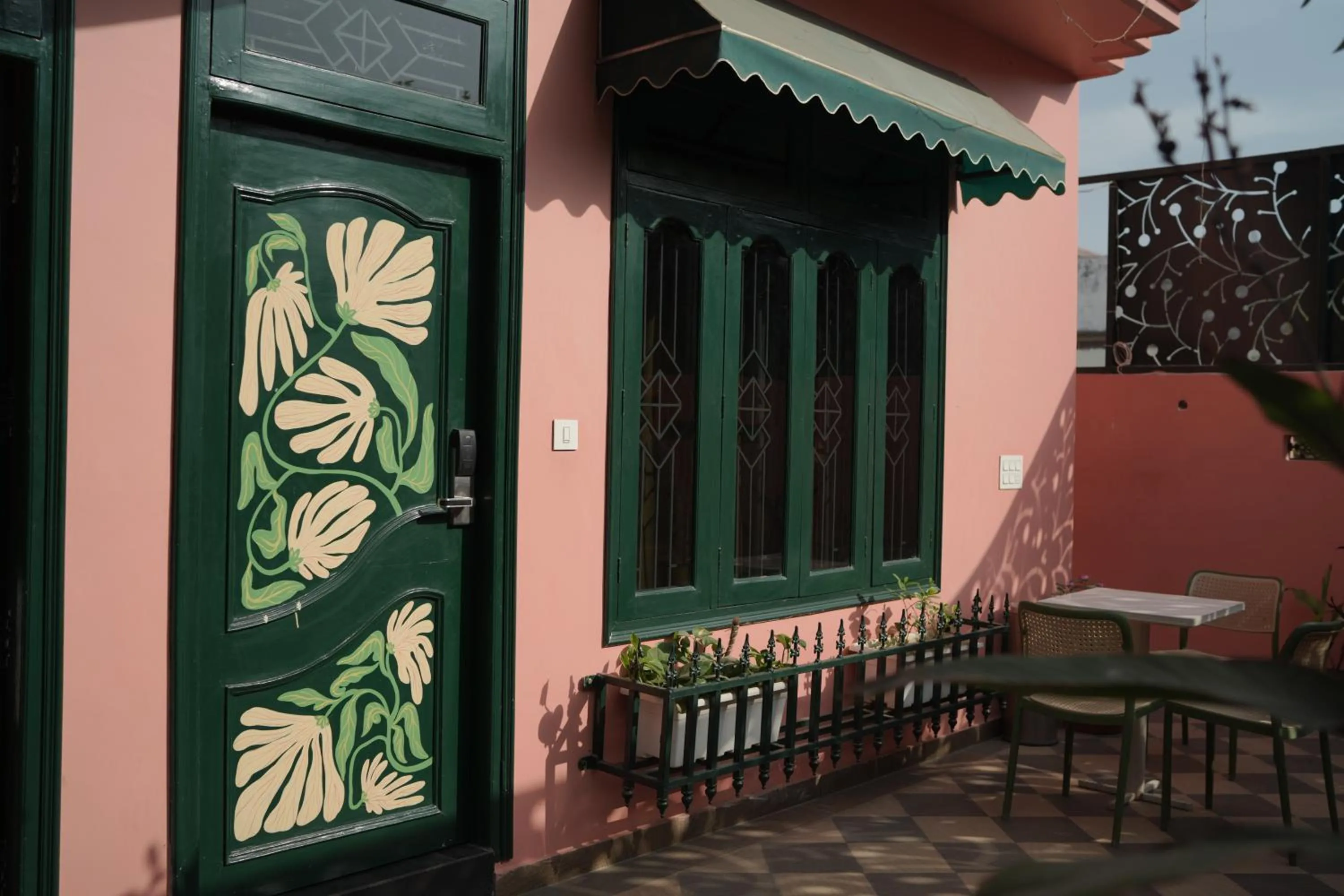 Balcony/Terrace in Artistik Abode by Stay Banaras