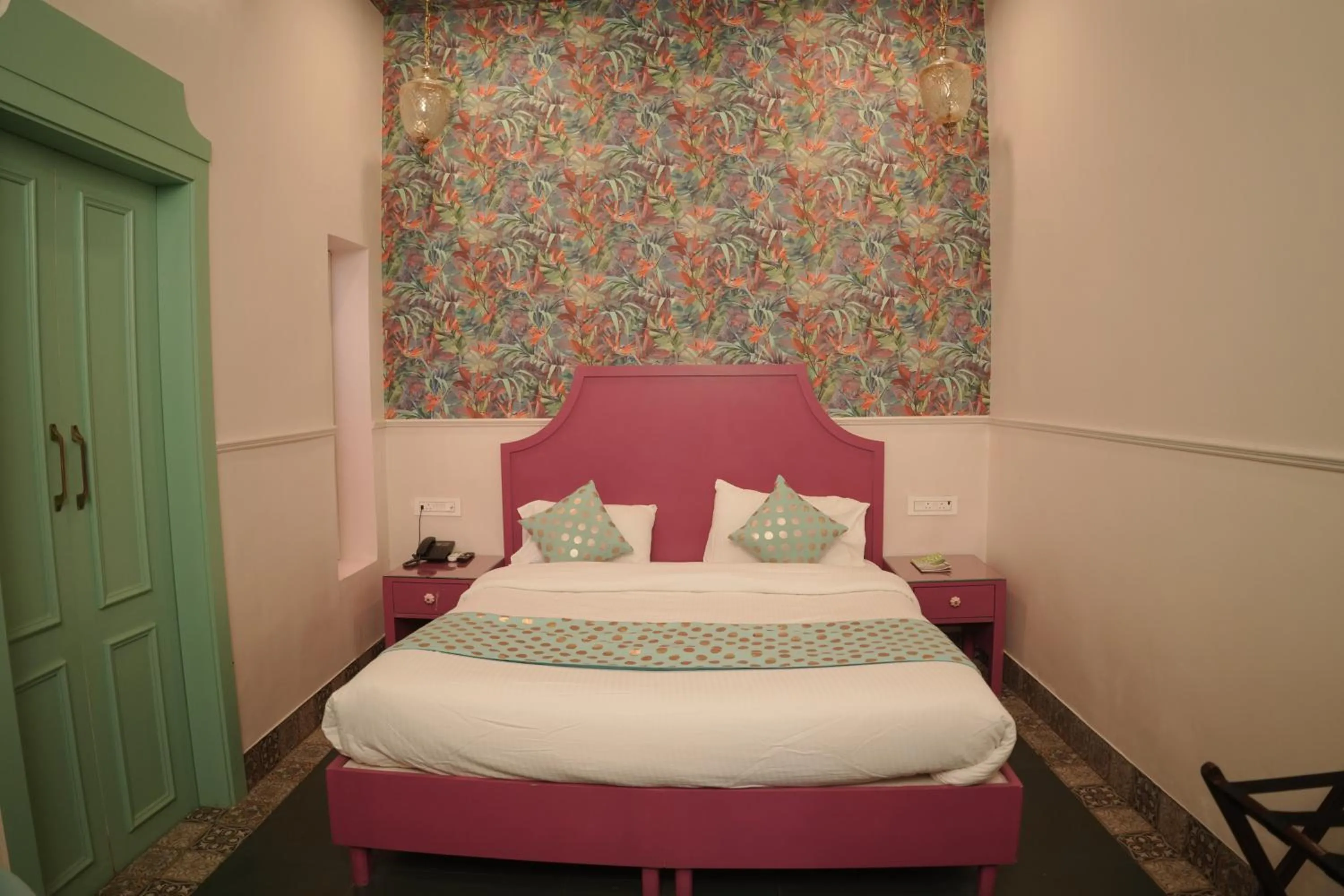 Bed in Artistik Abode by Stay Banaras