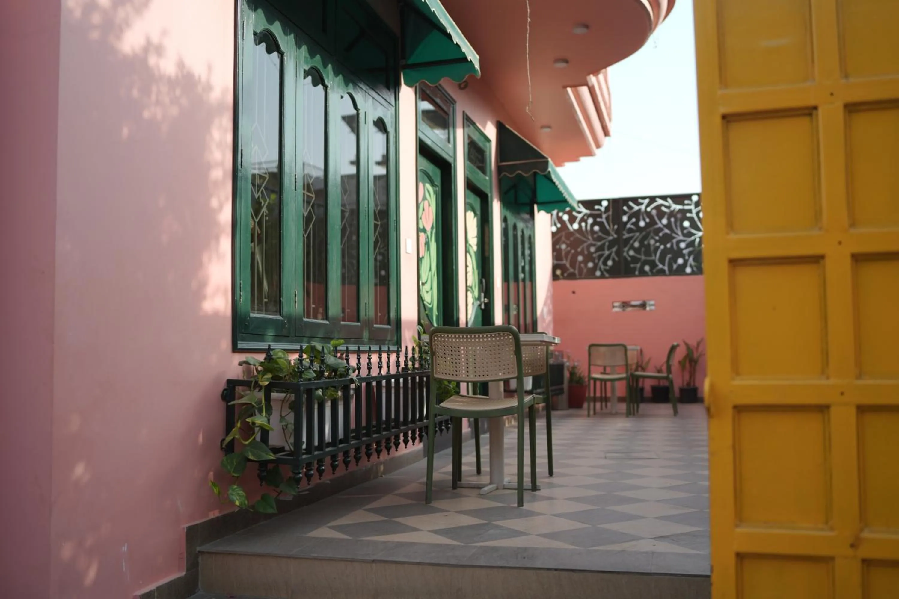 Balcony/Terrace in Artistik Abode by Stay Banaras