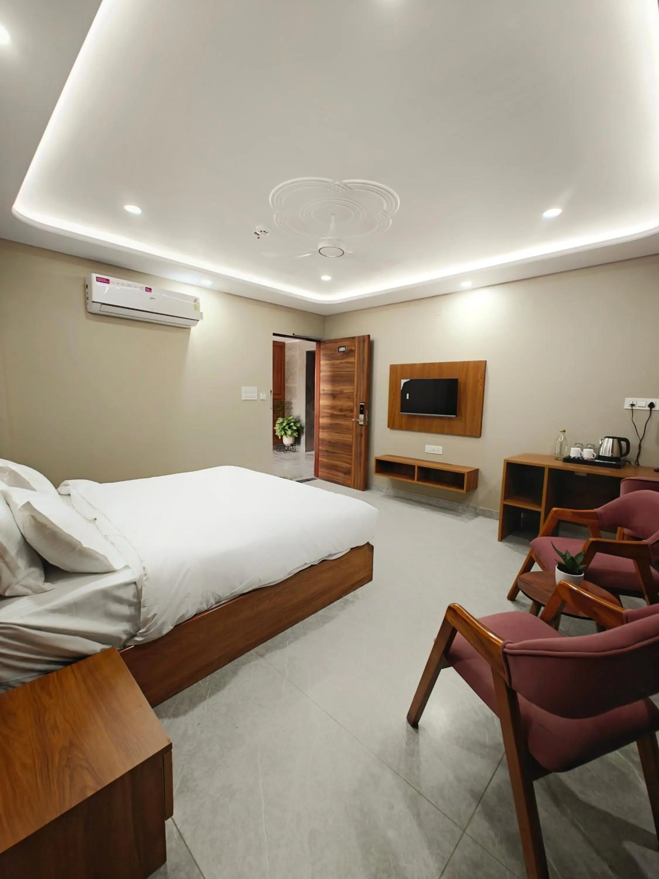 Bed in Sagar Stays