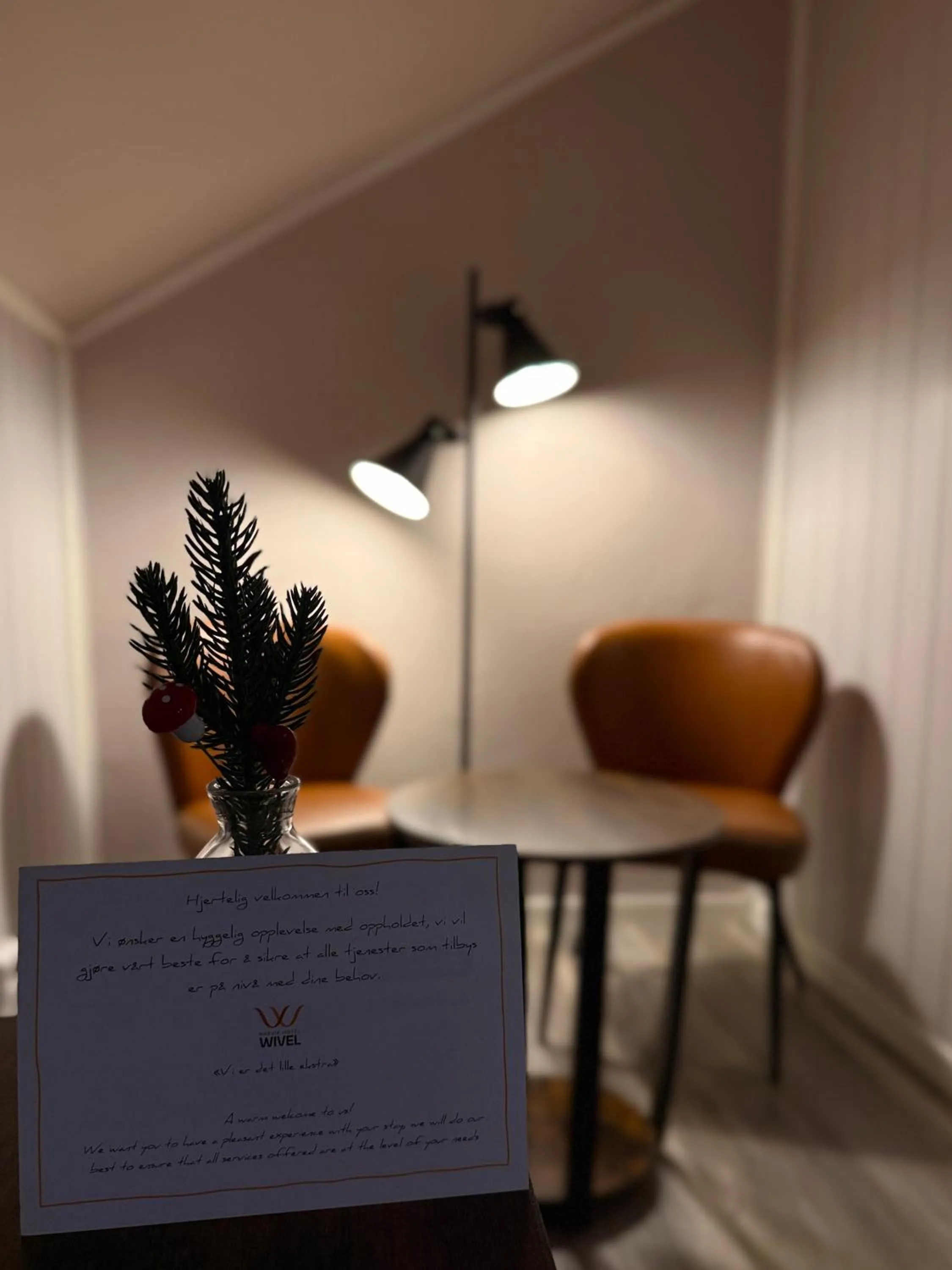 Seating area in Narvik Hotel Wivel