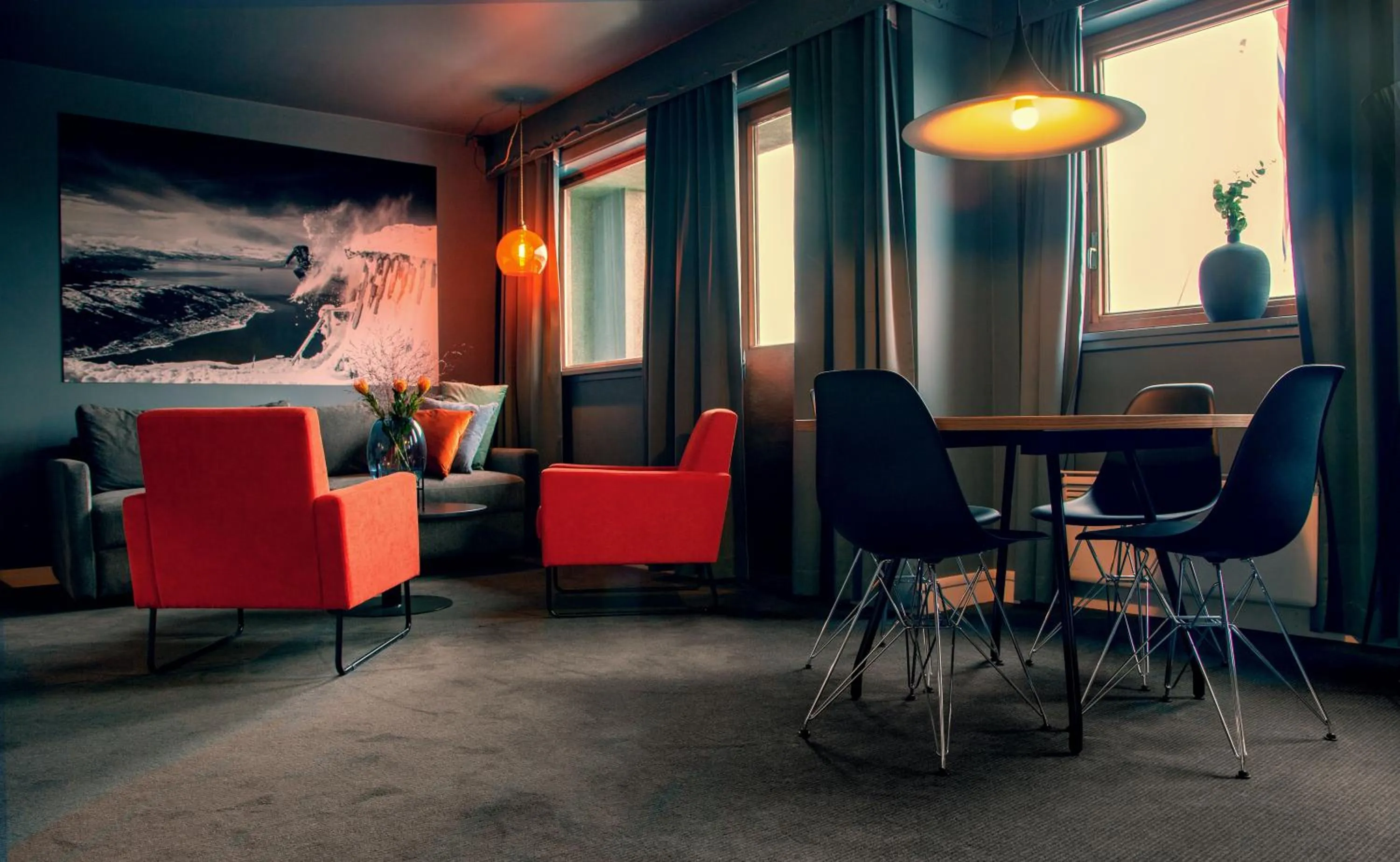 Seating area in Narvik Hotel Wivel