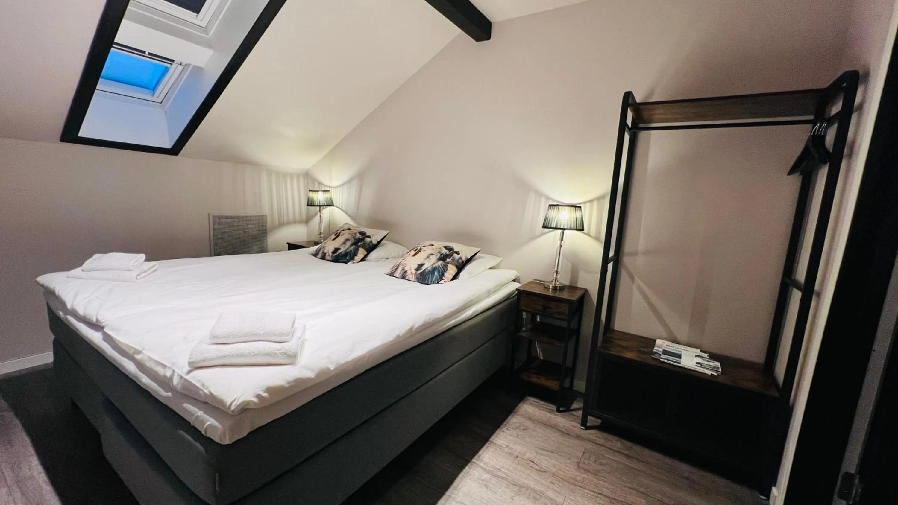 Bed in Narvik Hotel Wivel