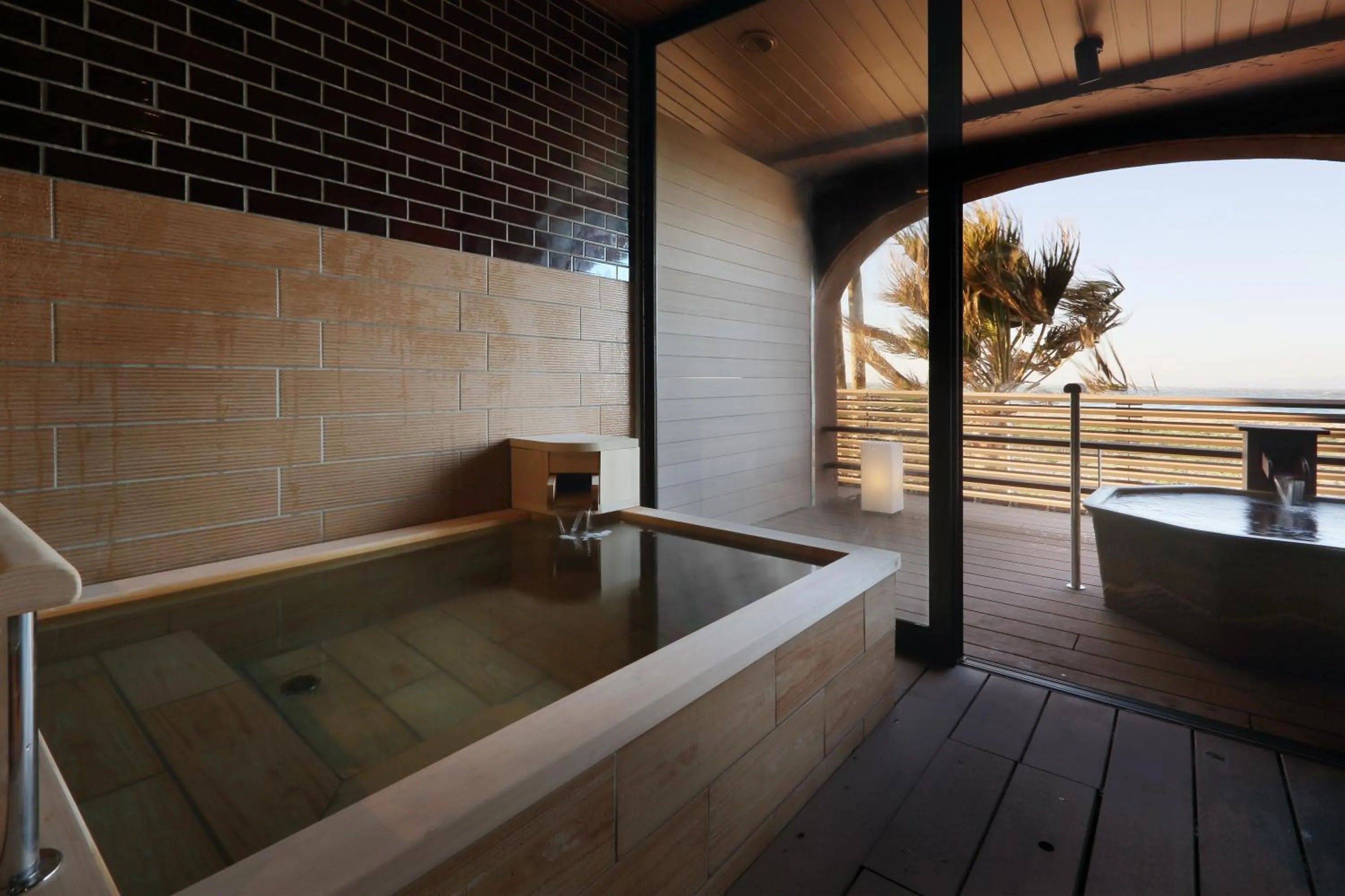 Hot Spring Bath in Senri no Kaze