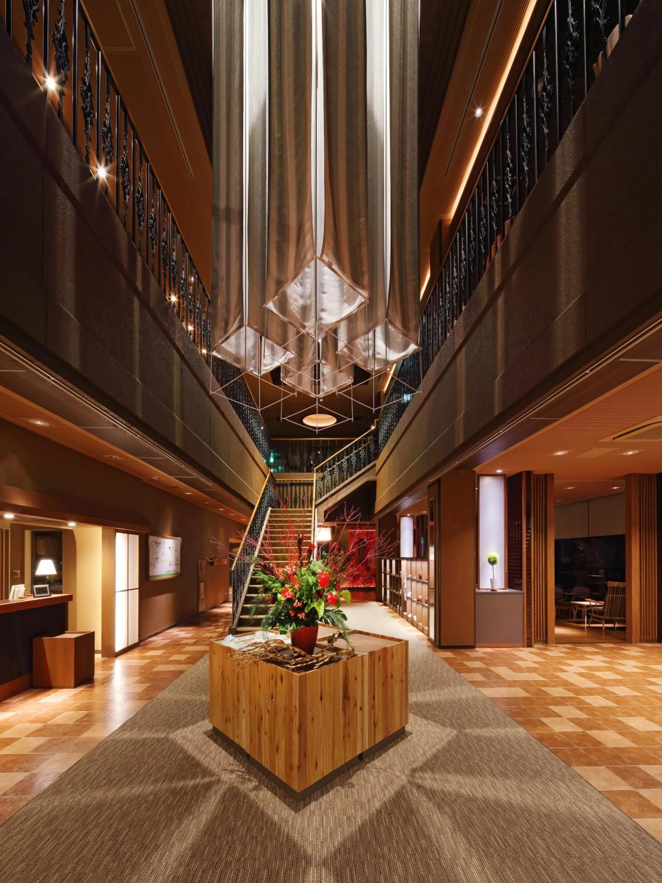Lobby or reception in Senri no Kaze
