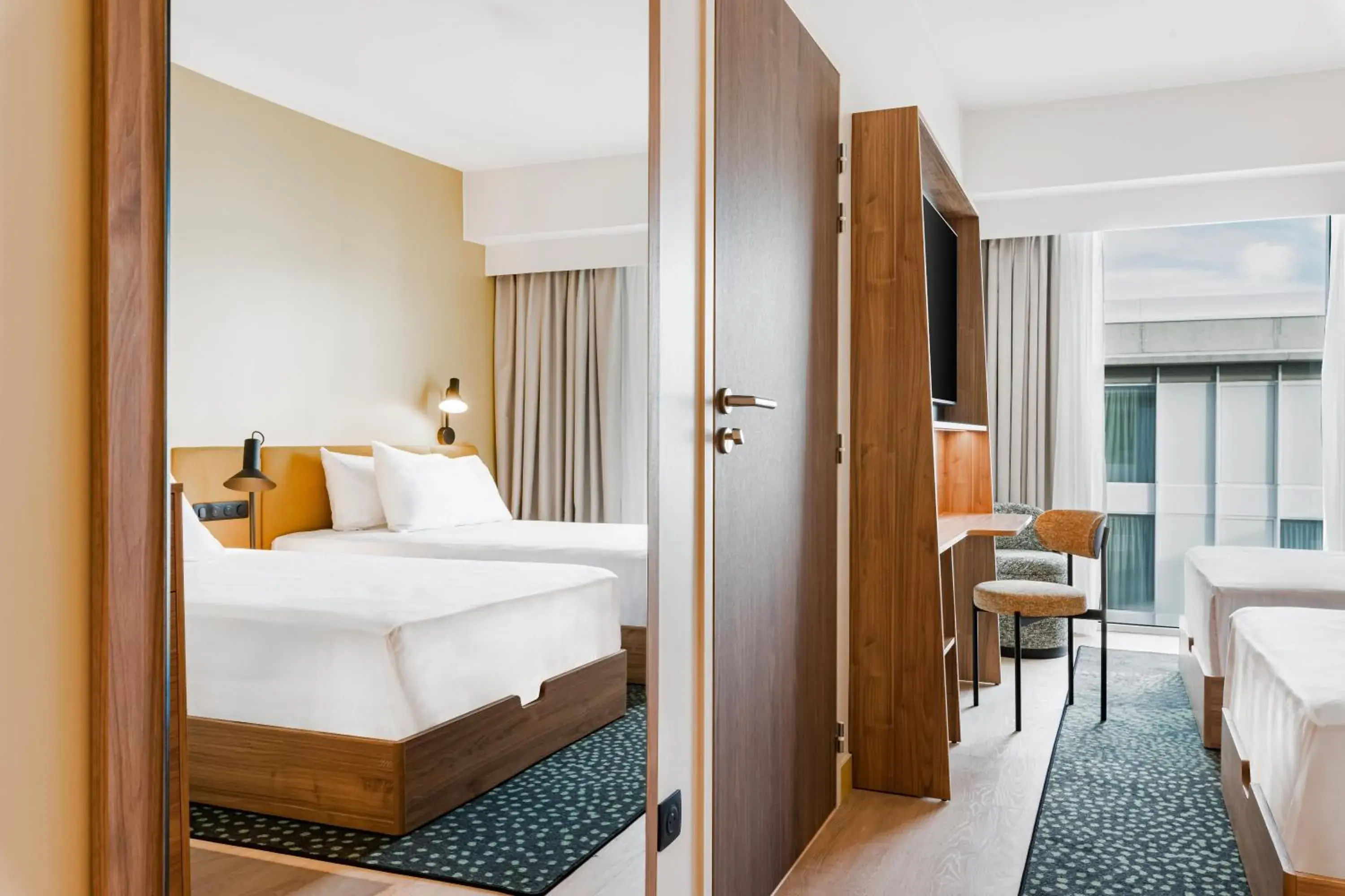 Twin Room in Hampton by Hilton Bordeaux Merignac Airport Twin Room in Hampton by Hilton Bordeaux Merignac Airport