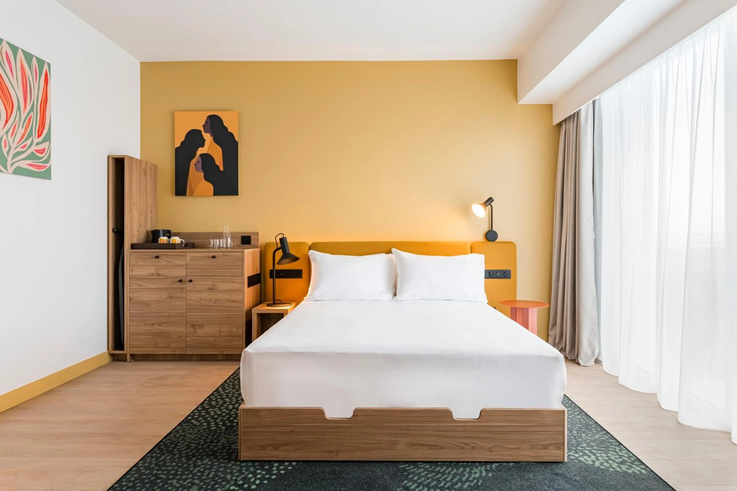 Bed in Hampton by Hilton Bordeaux Merignac Airport