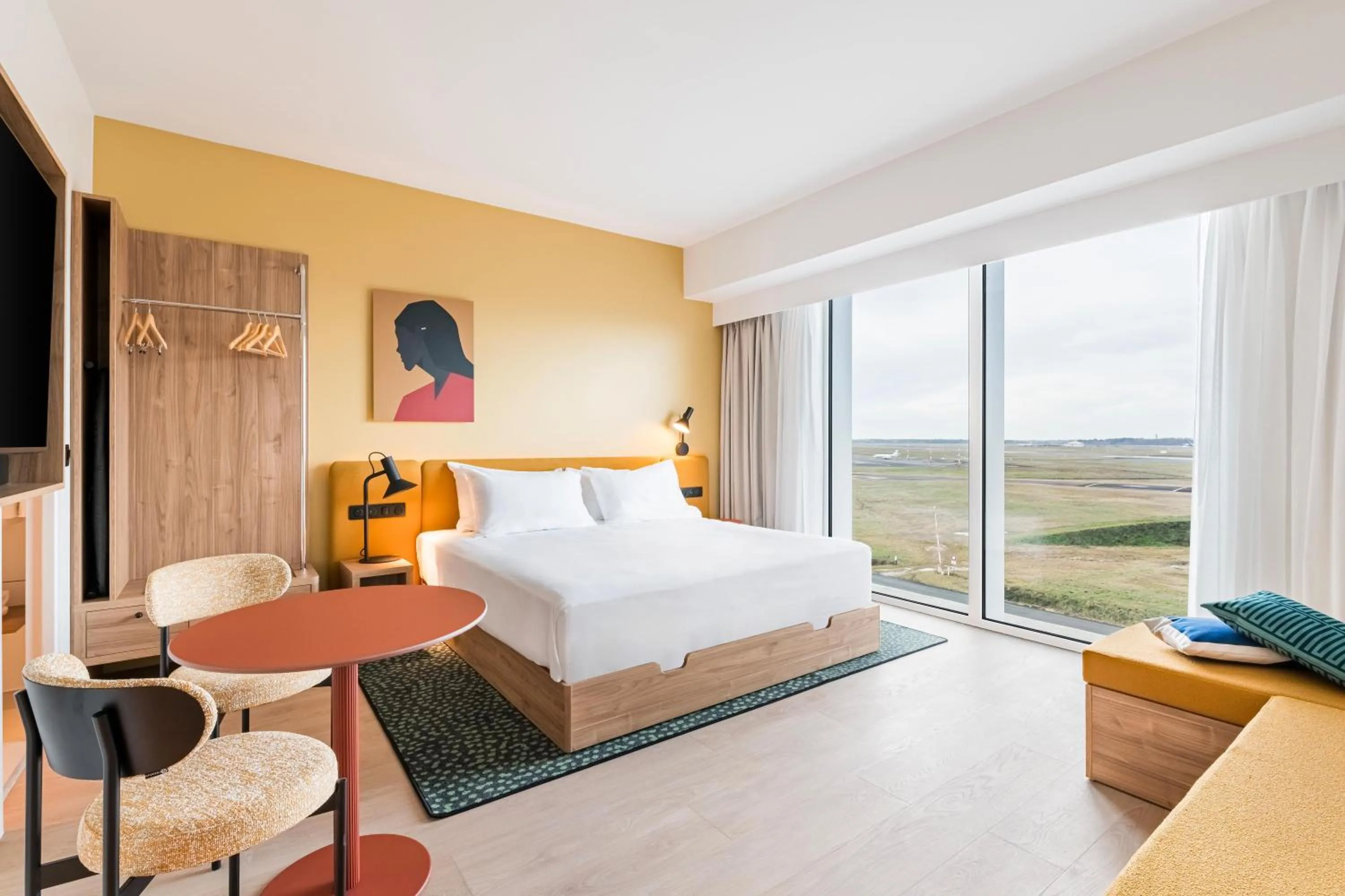 Bed in Hampton by Hilton Bordeaux Merignac Airport