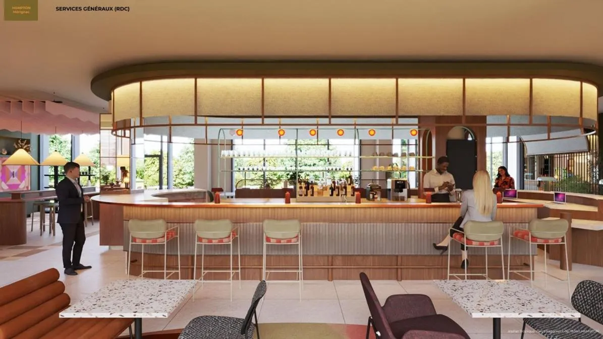 Restaurant/places to eat in Hampton by Hilton Bordeaux Merignac Airport