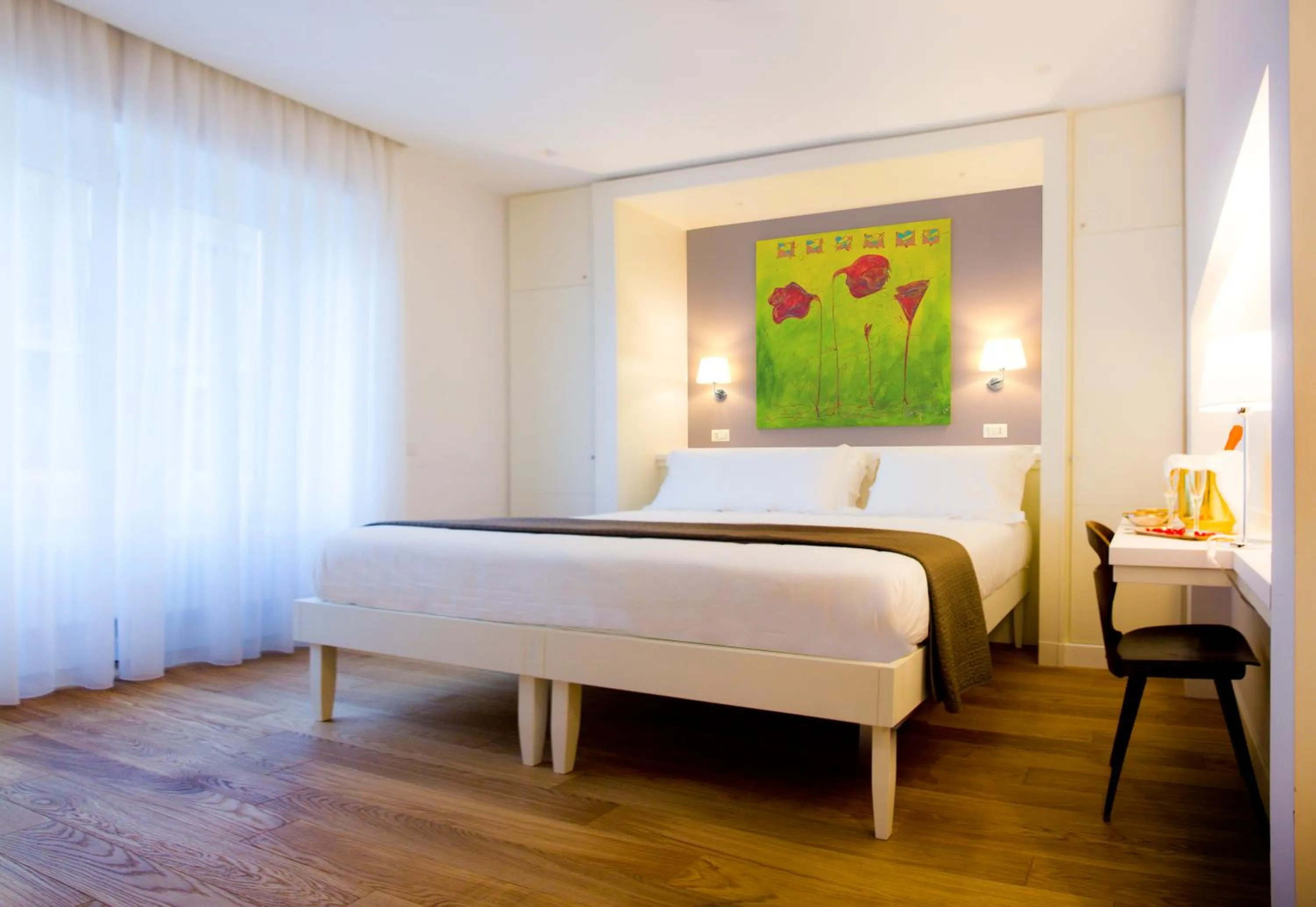 Bedroom, Bed in Ripense In Trastevere