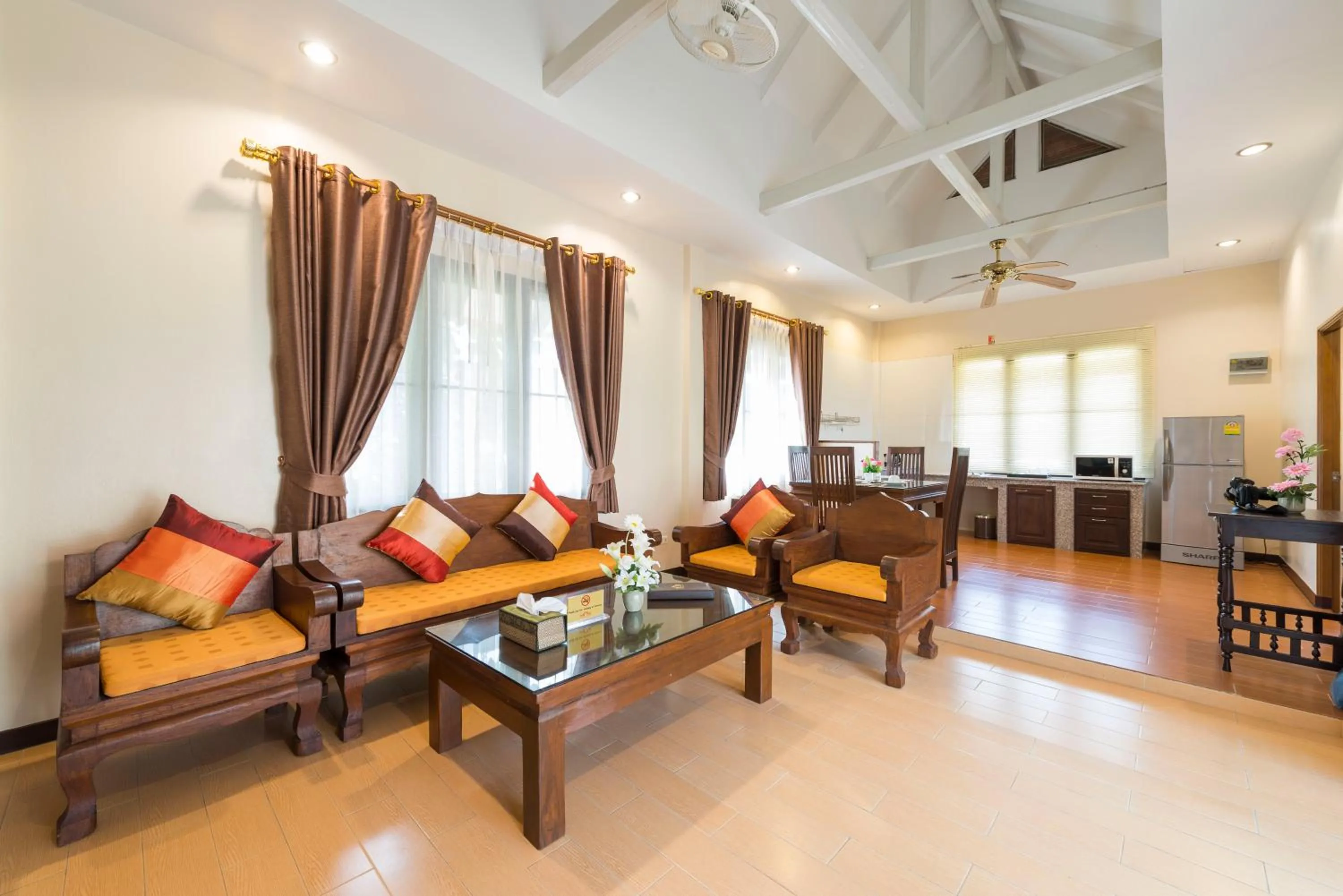 Living room in Pattra Vill Resort