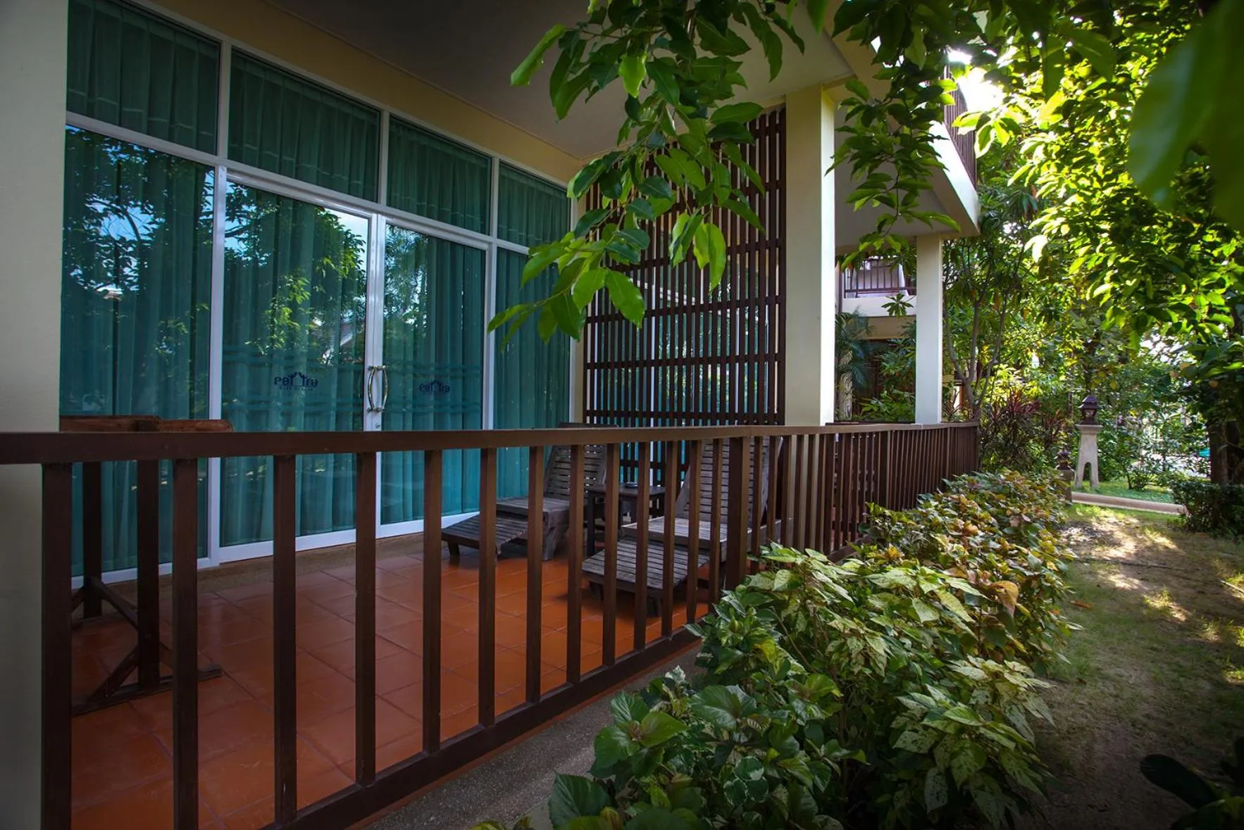 Garden in Pattra Vill Resort