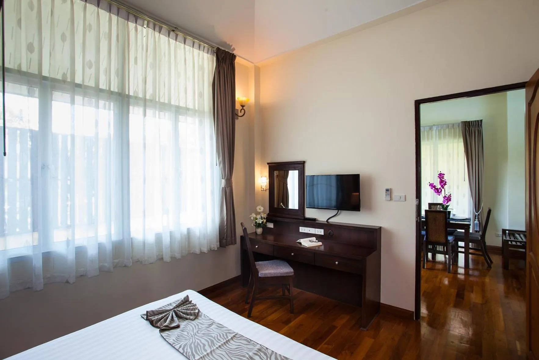 TV and multimedia, Bed in Pattra Vill Resort