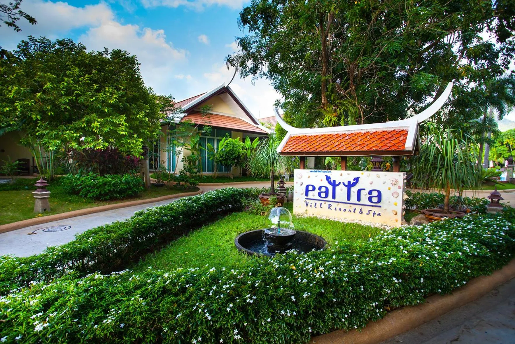 Garden view in Pattra Vill Resort