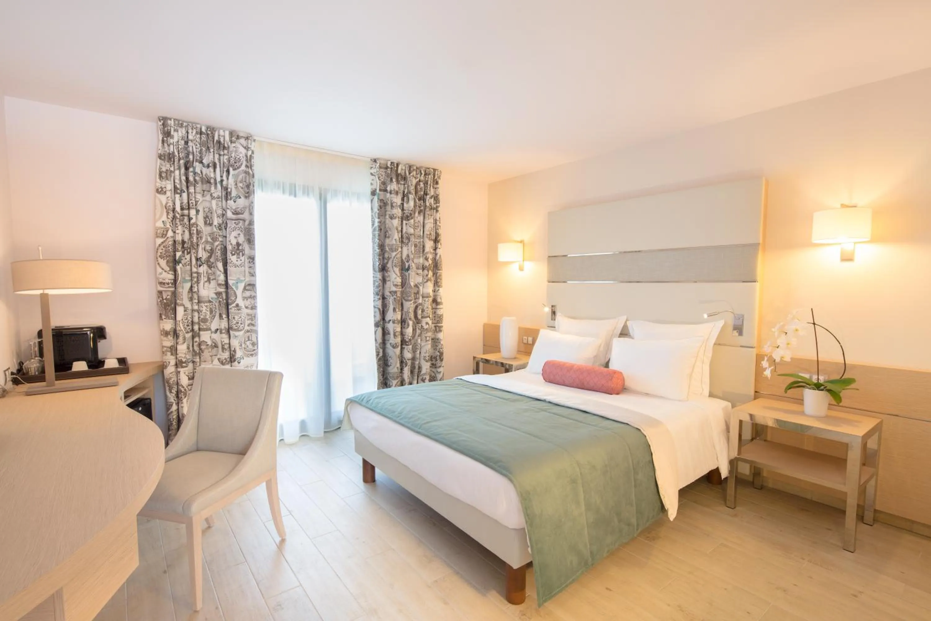 Bed in Akoya Hotel & Spa