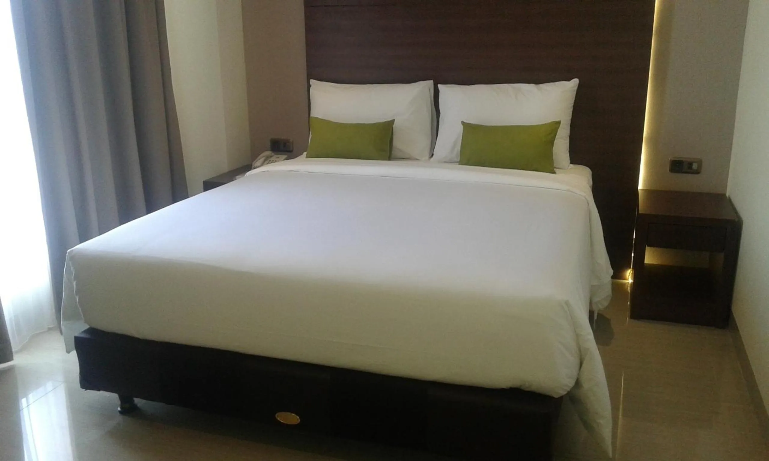 Bed in Green Eden Hotel