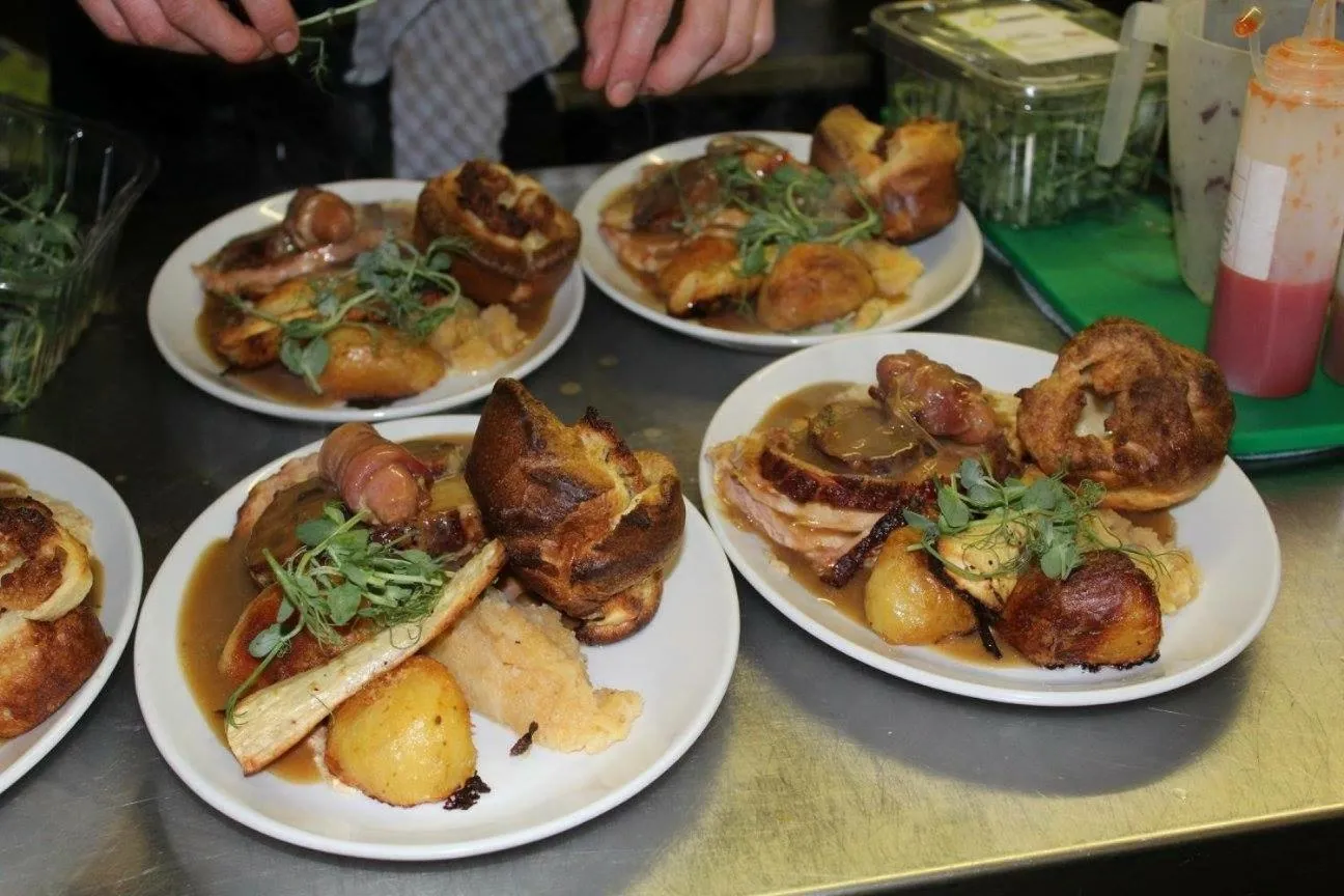 Food close-up in The Nags Head Tredegar