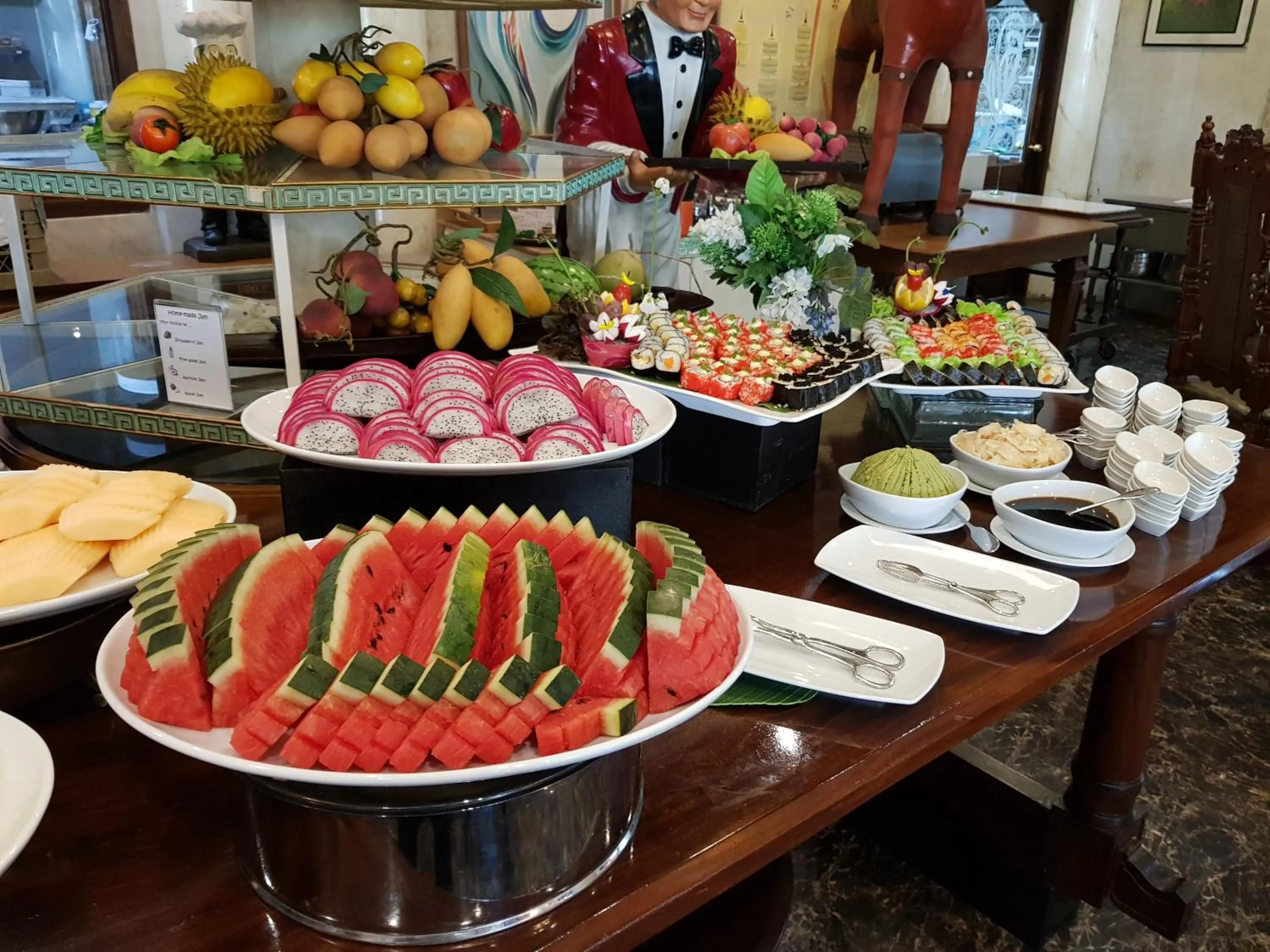 Buffet breakfast in Ammata Lanta Resort