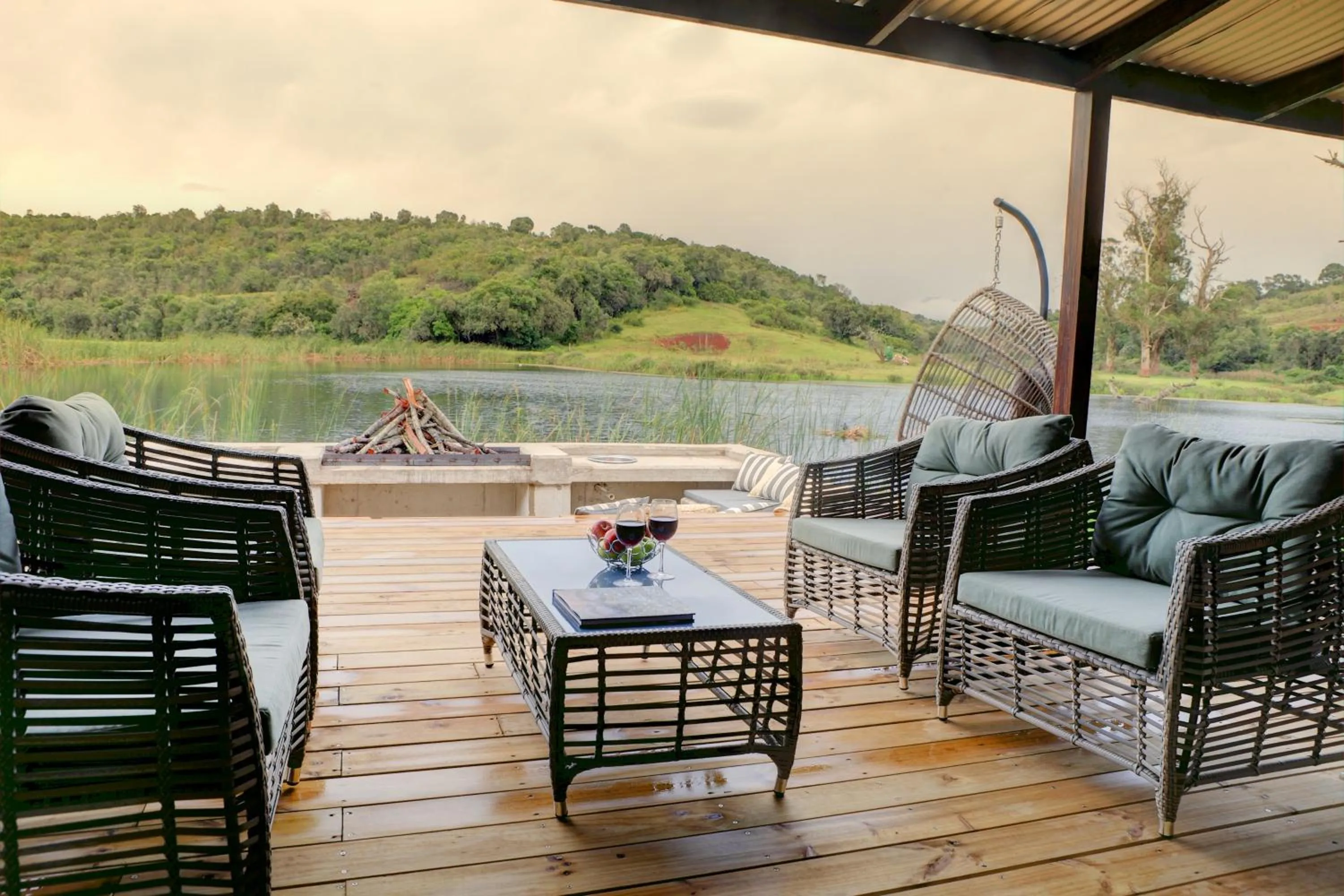 Patio in Botlierskop Bush Villas