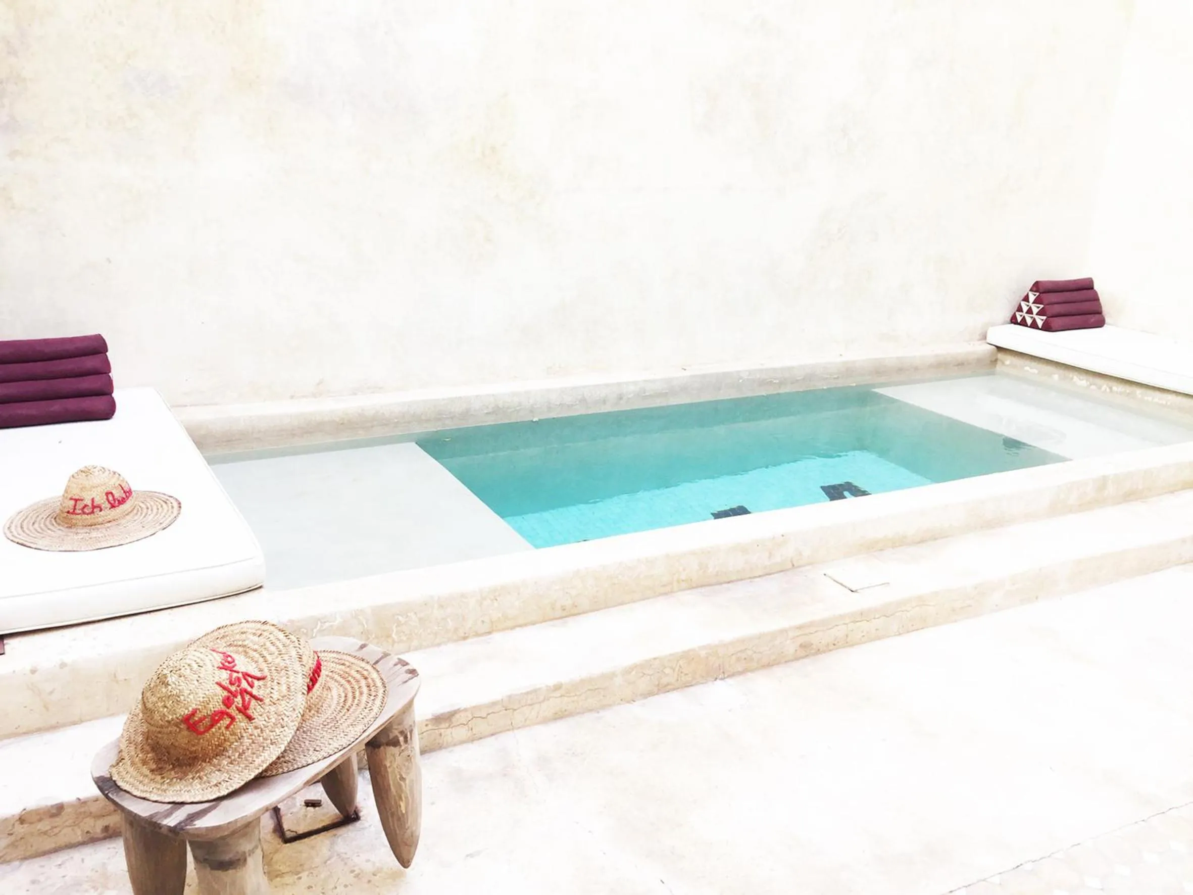 Pool view in Riad 144