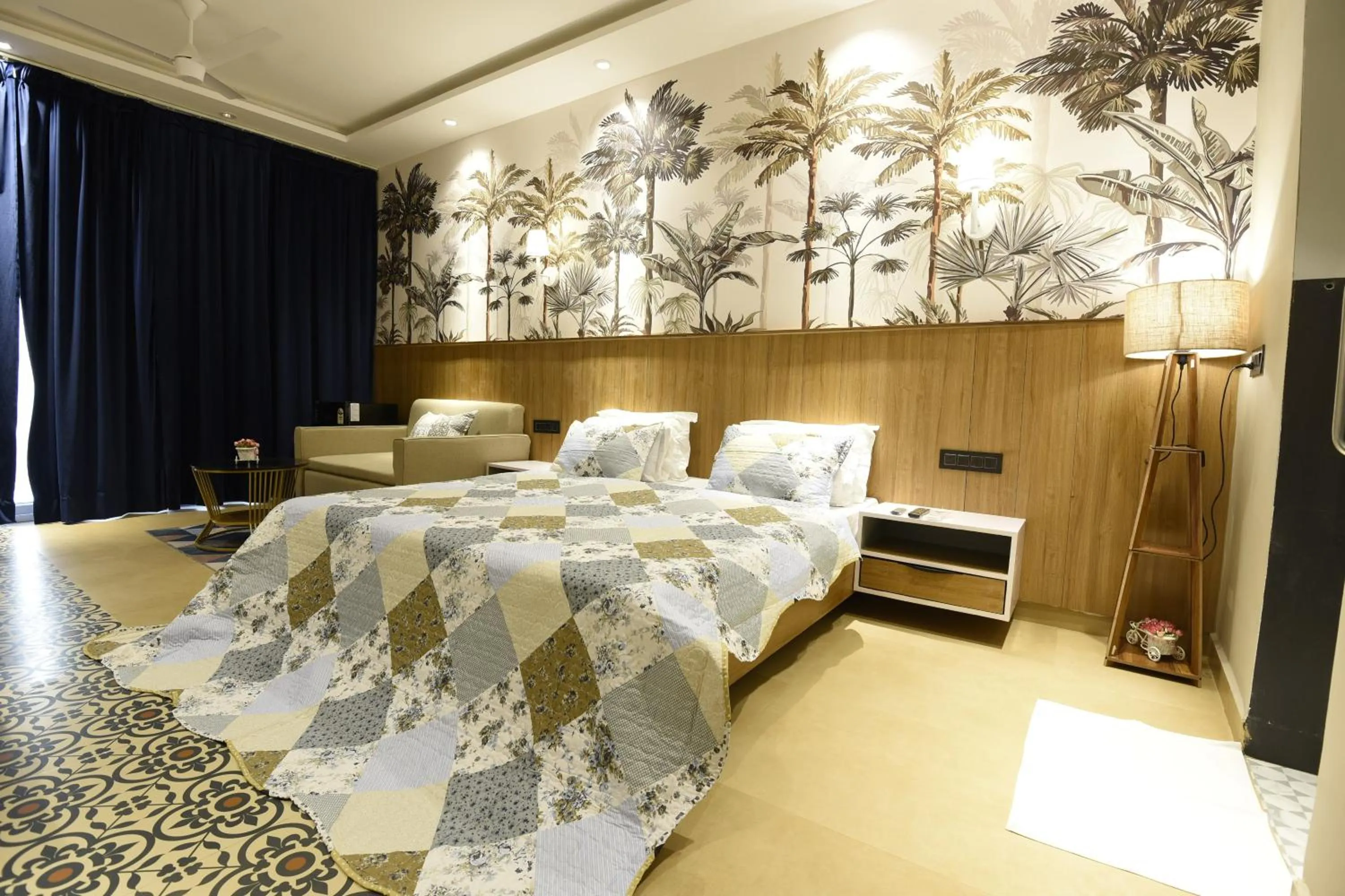 Bed in Eutopia Beach Resort