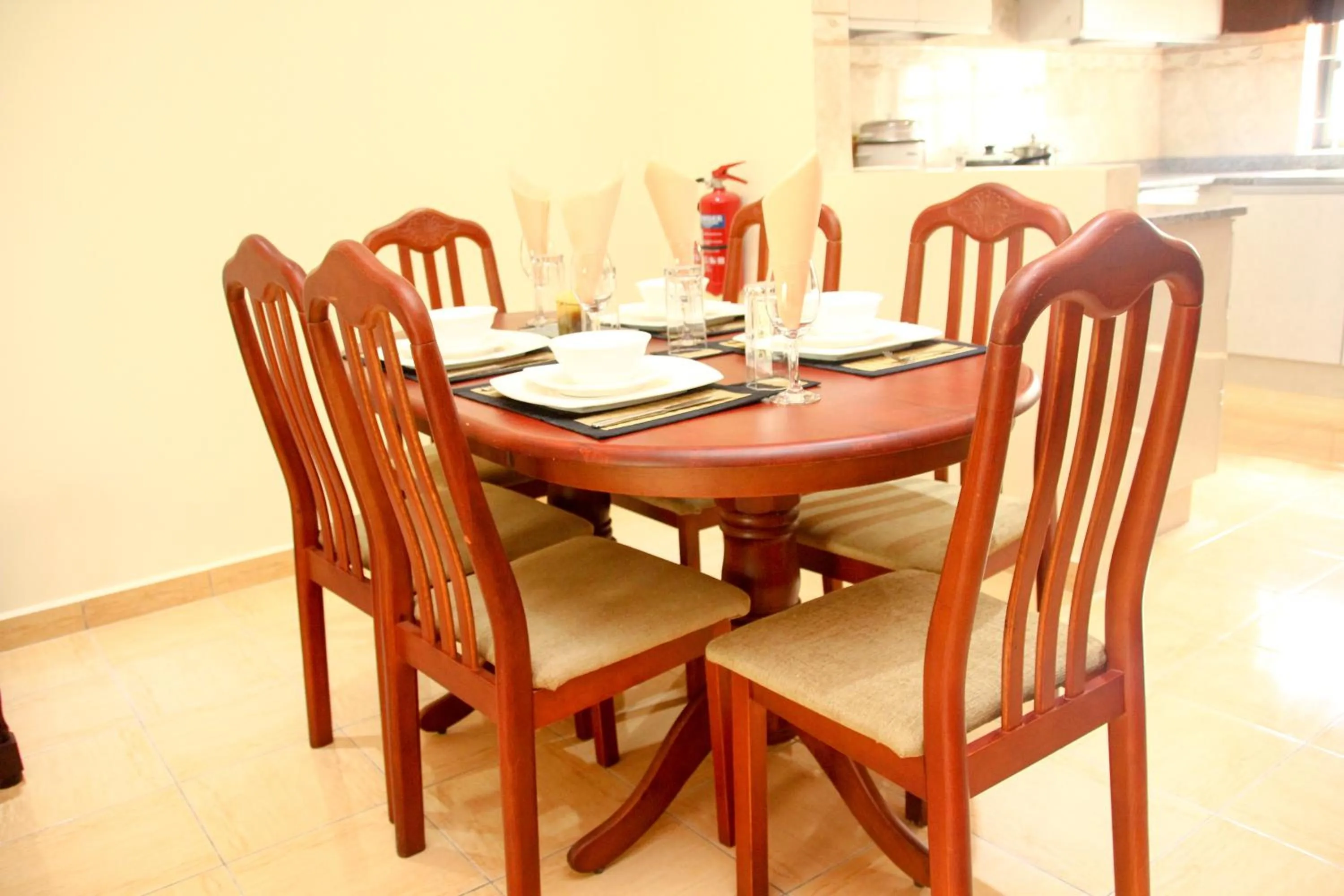 Dining area in Chez Bea Luxury Villa