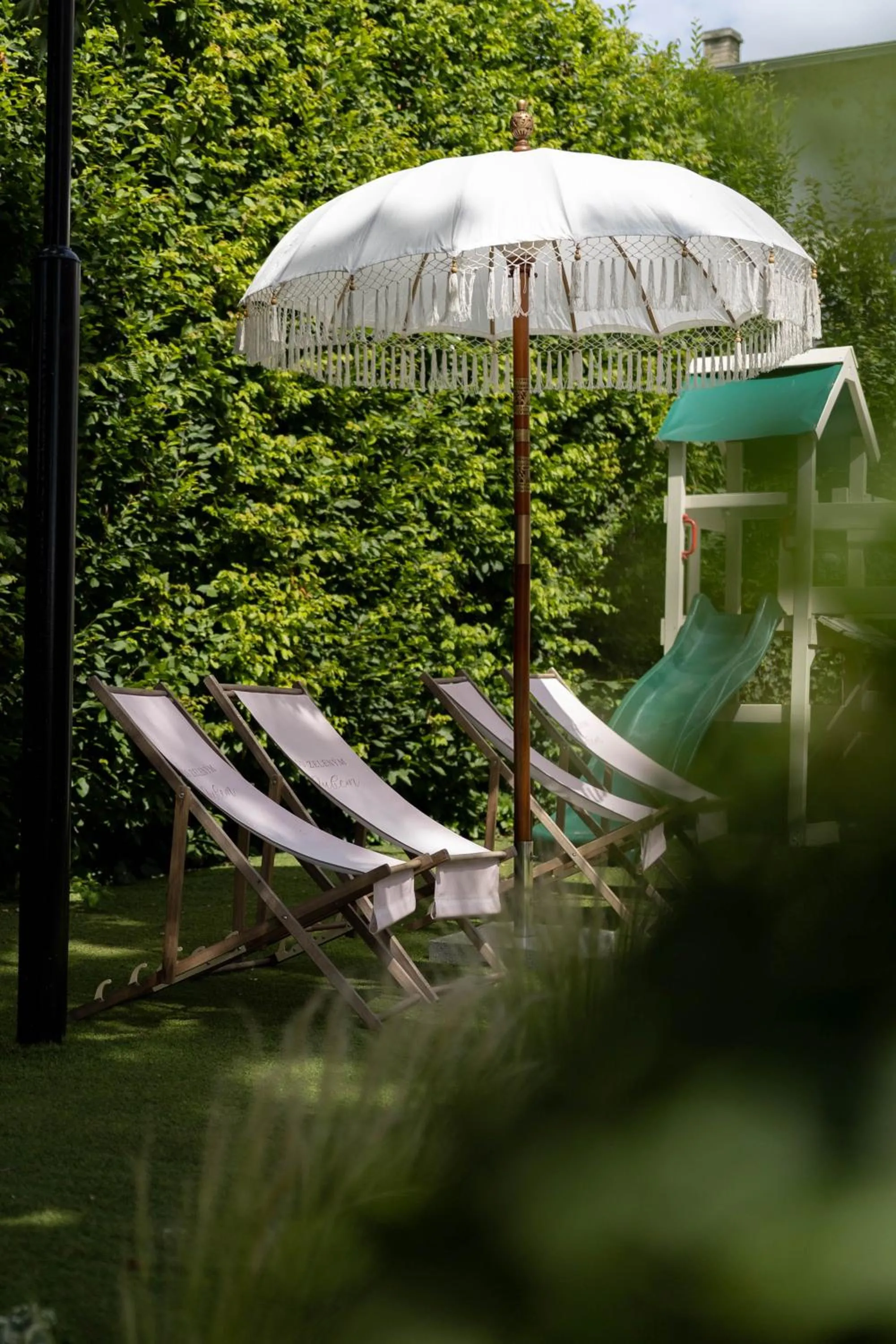 Garden in Hotel Pod Zeleným Dubem