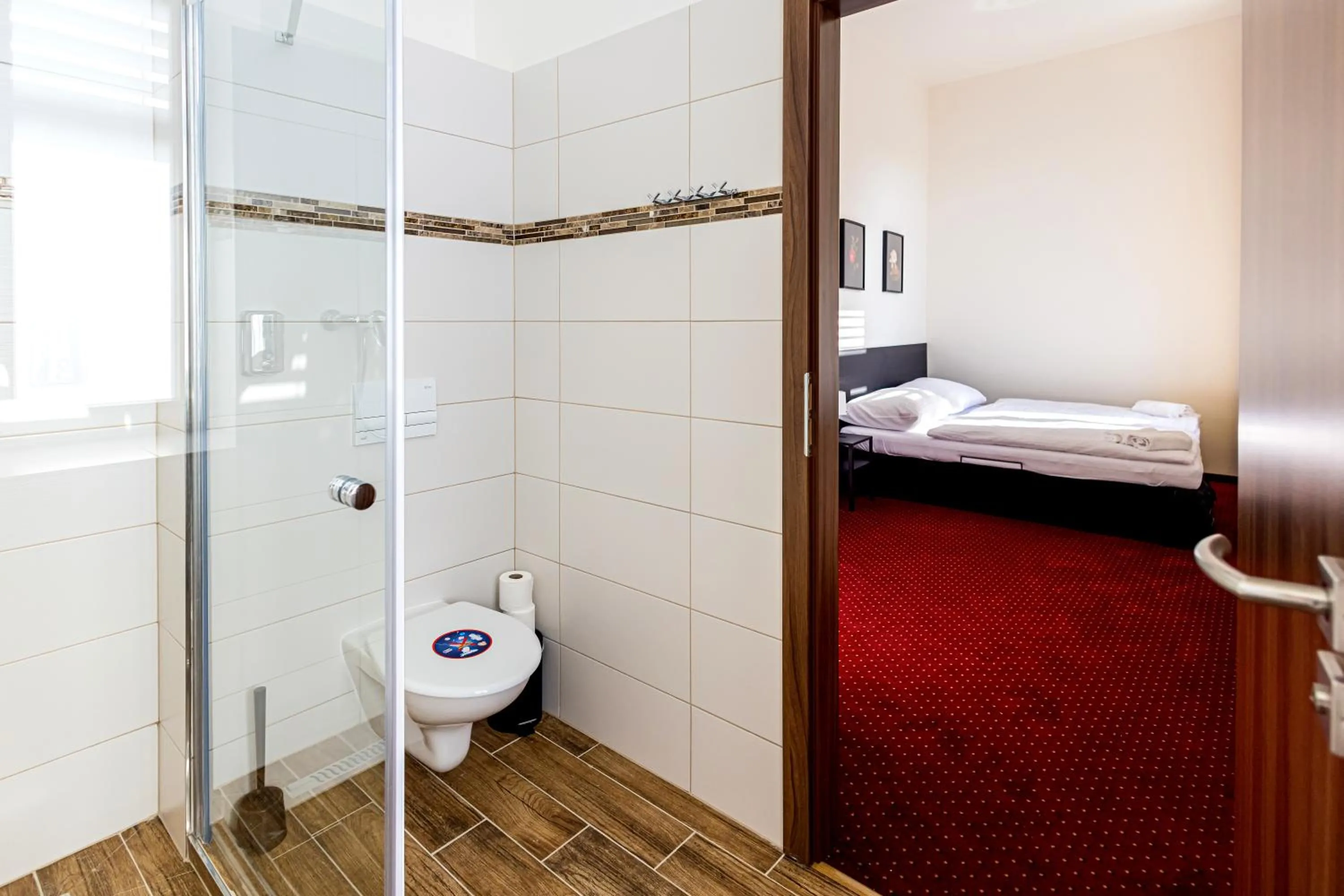 Toilet, Bed in Hotel Pod Zeleným Dubem