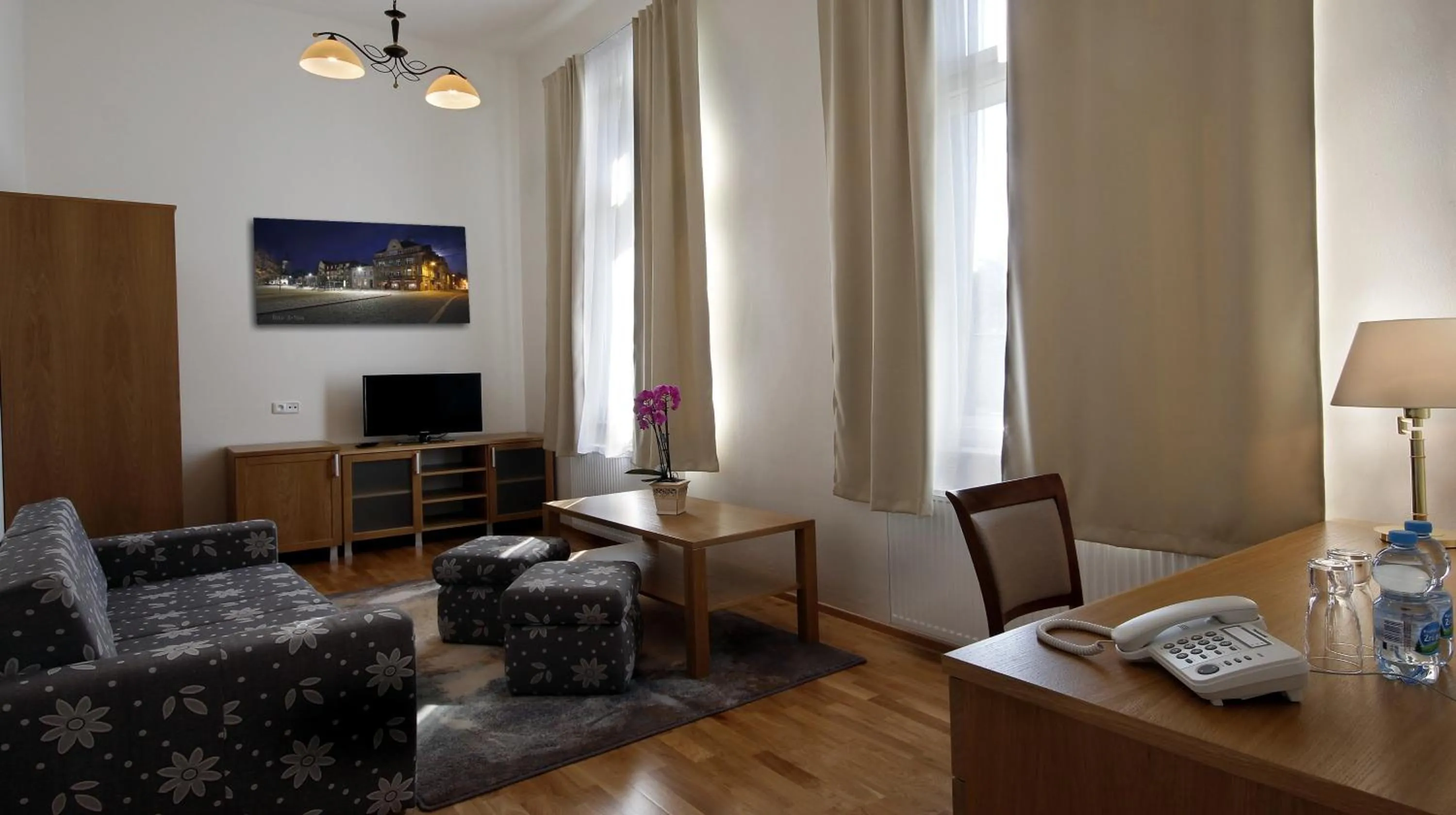 Living room in Hotel Pod Zeleným Dubem