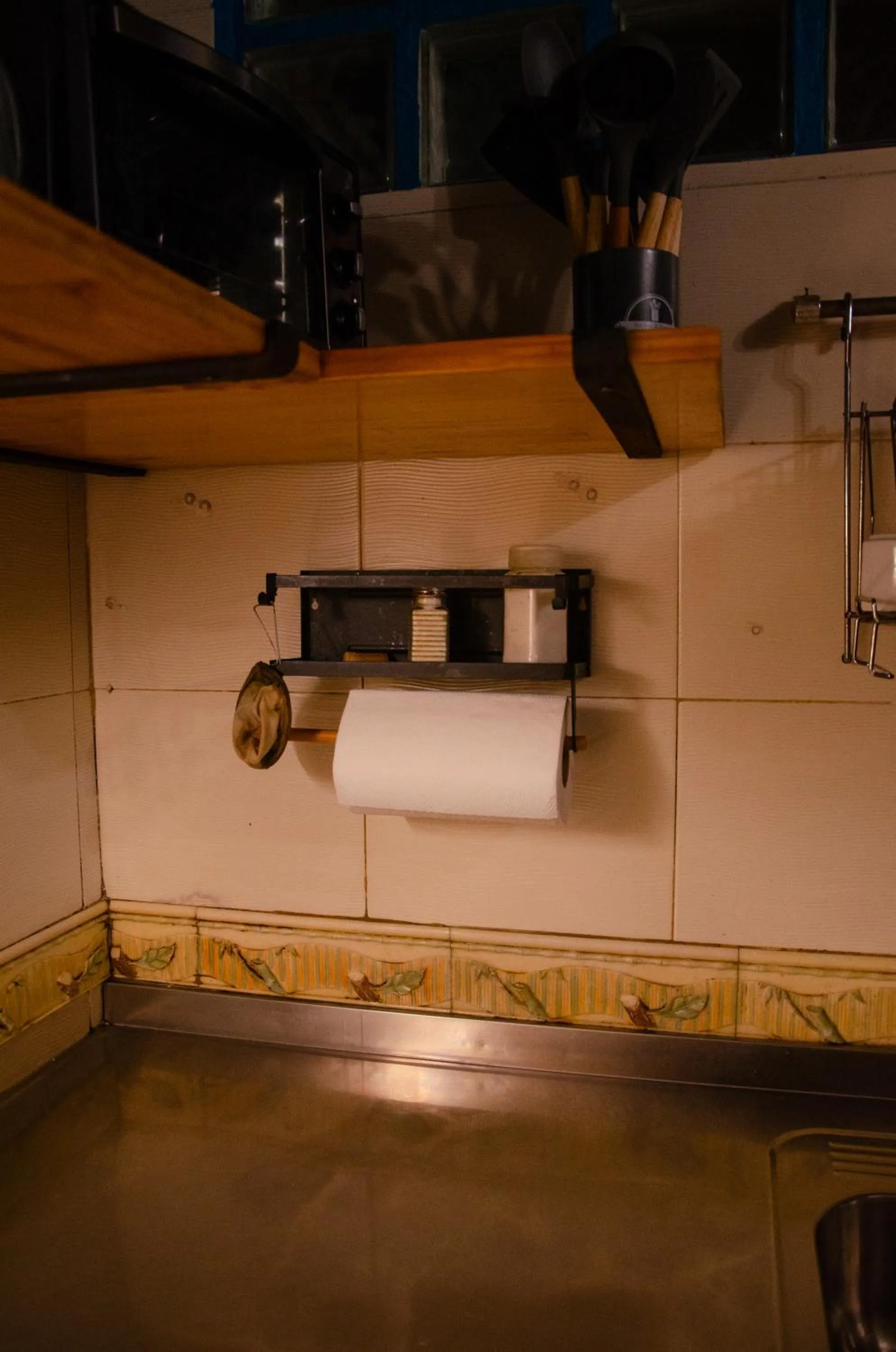 Kitchen or kitchenette in DEL900 Hotel Boutique