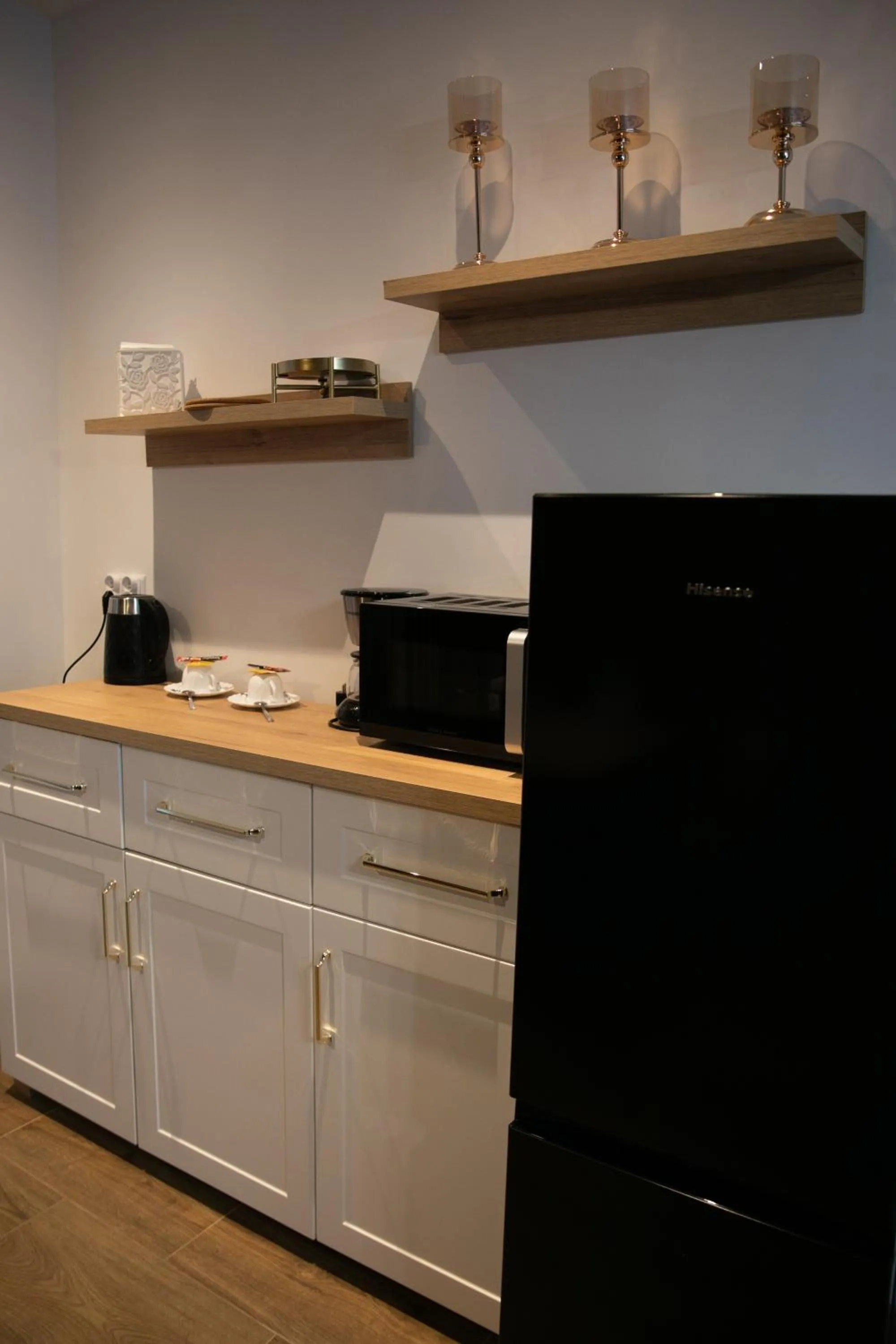 Kitchen or kitchenette in Hotel Piast