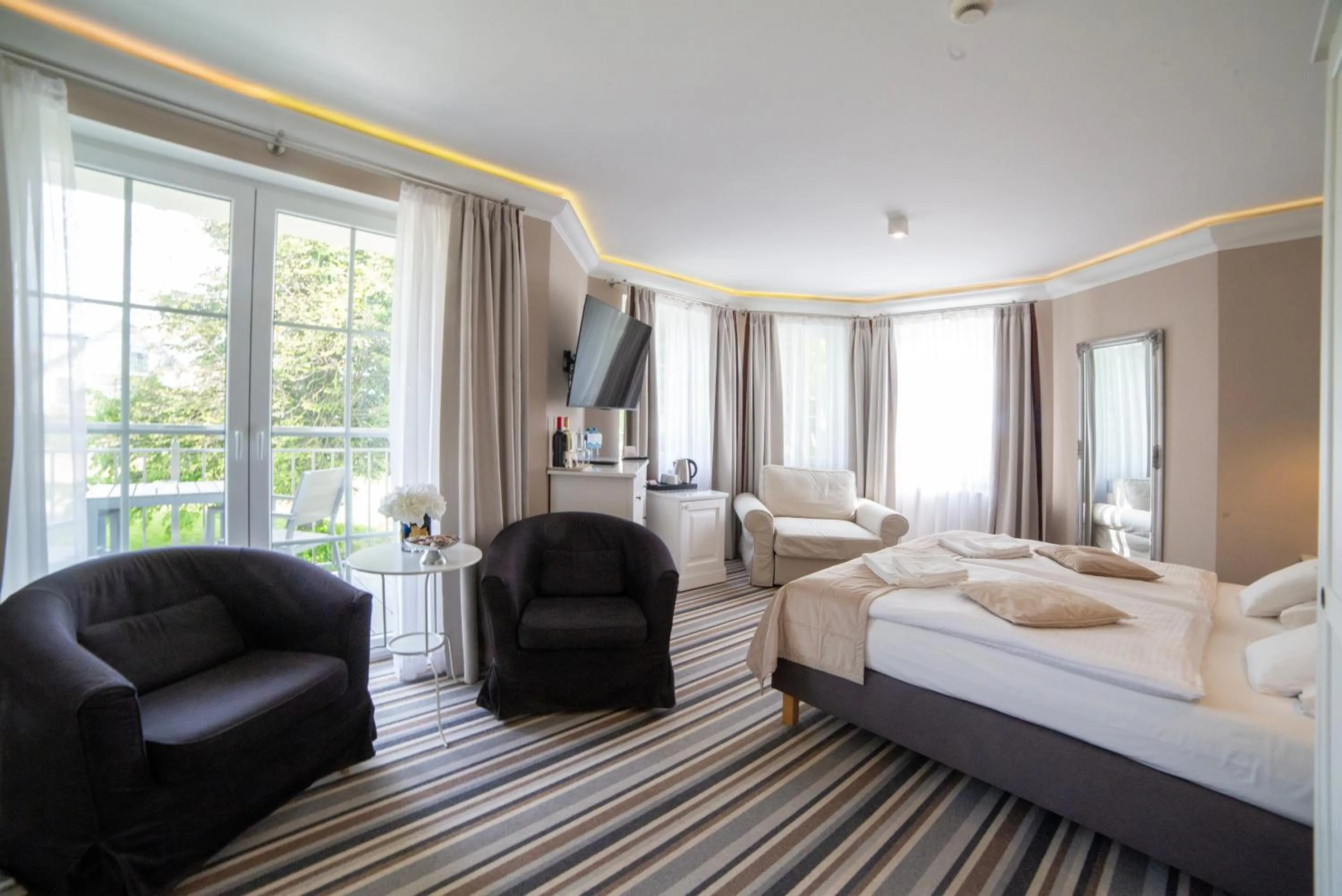 Balcony/Terrace, Bed in Villa Astra Baltica