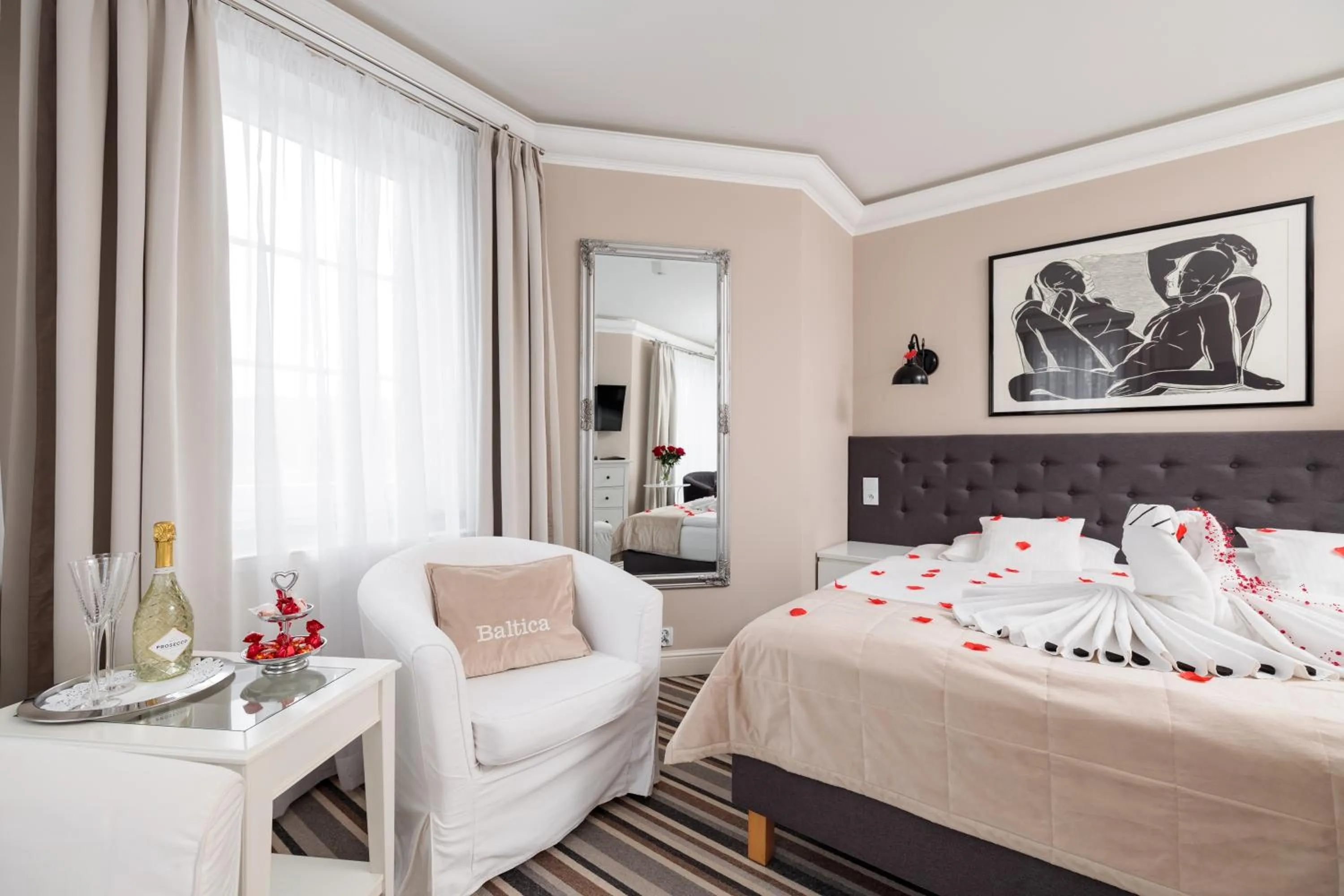 Bed in Villa Astra Baltica