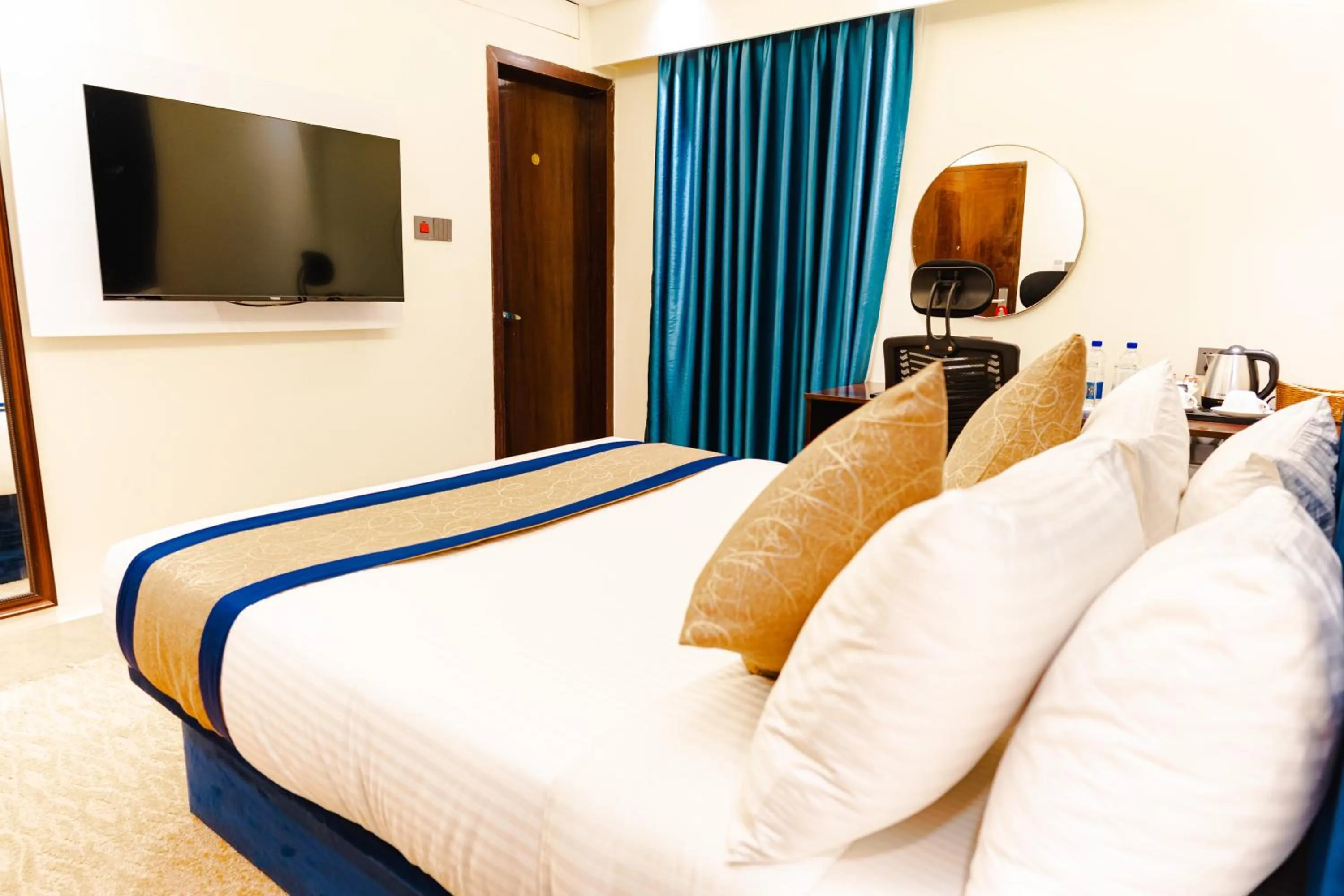 Bed in Marco Polo Dhaka