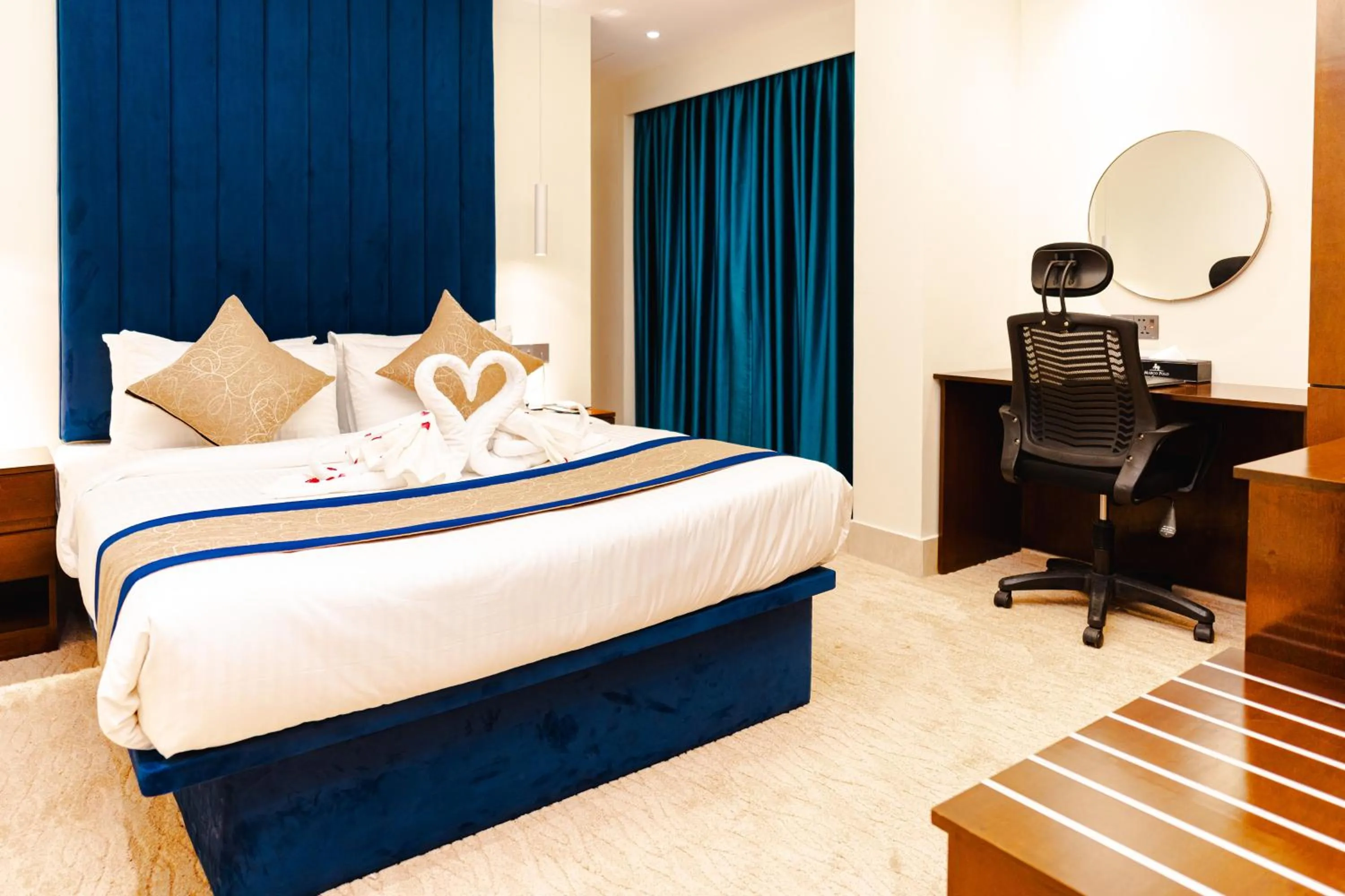 Bed in Marco Polo Dhaka