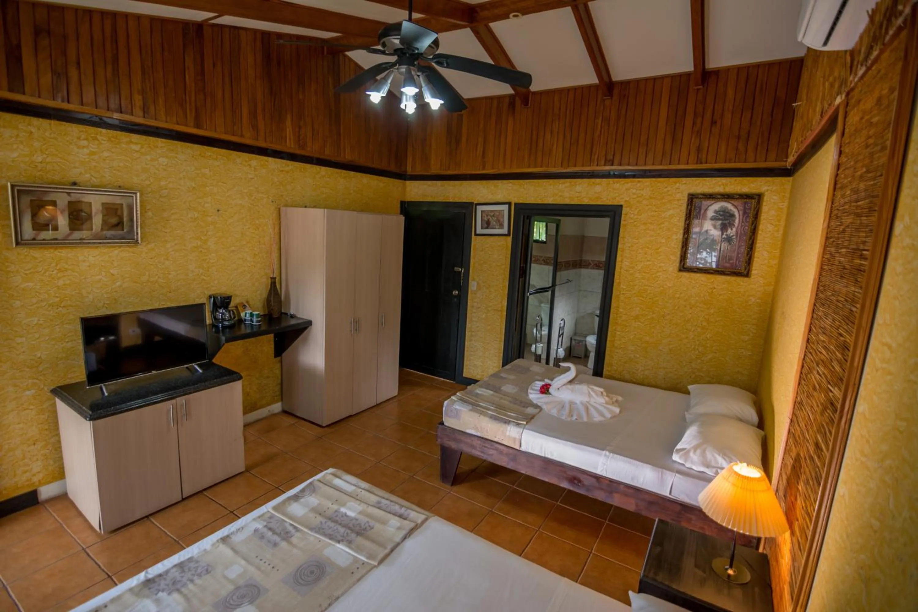 Bed in Pacific Paradise Resort