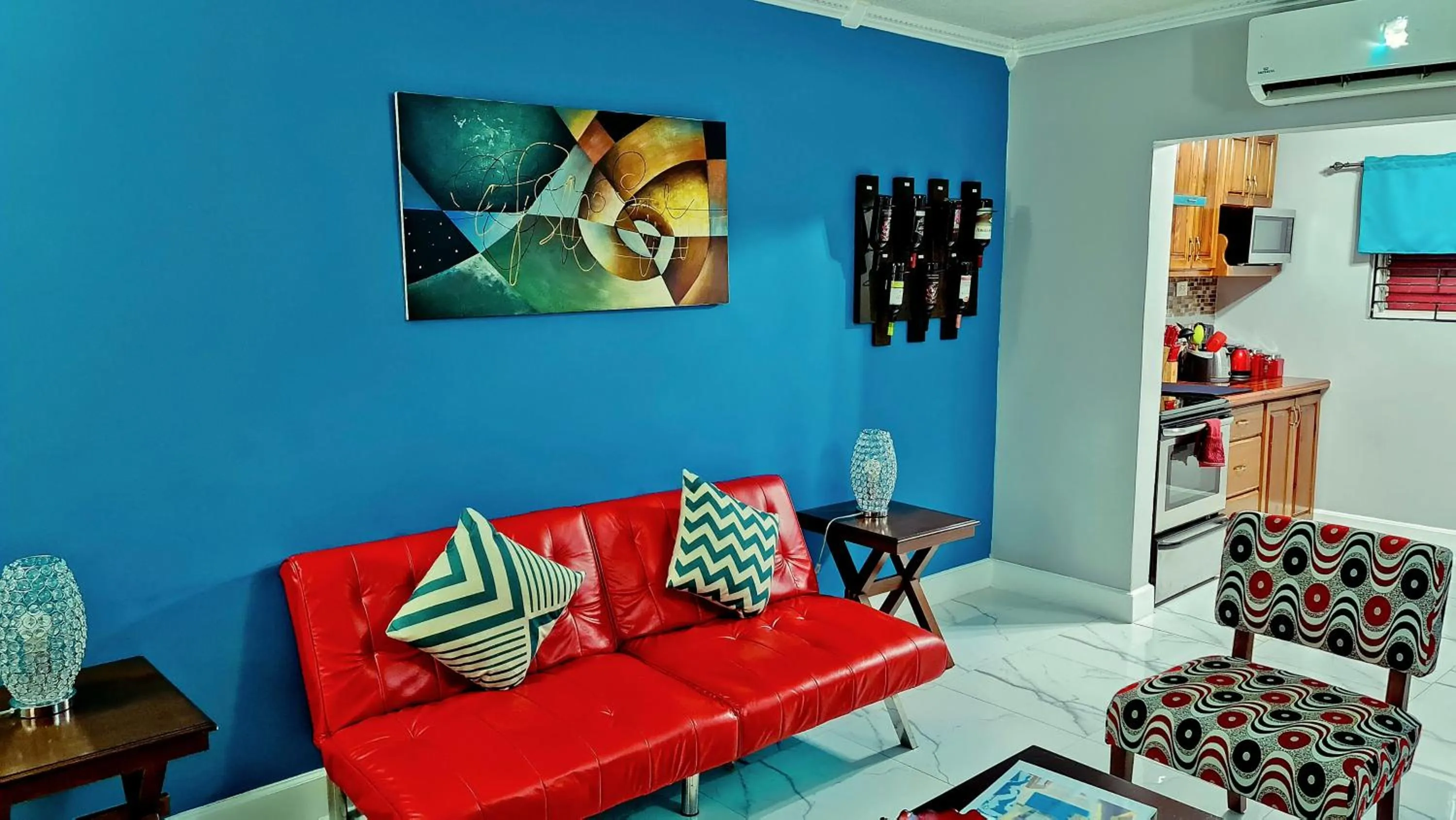 Living room in Casa Alexandria Guest Apartment