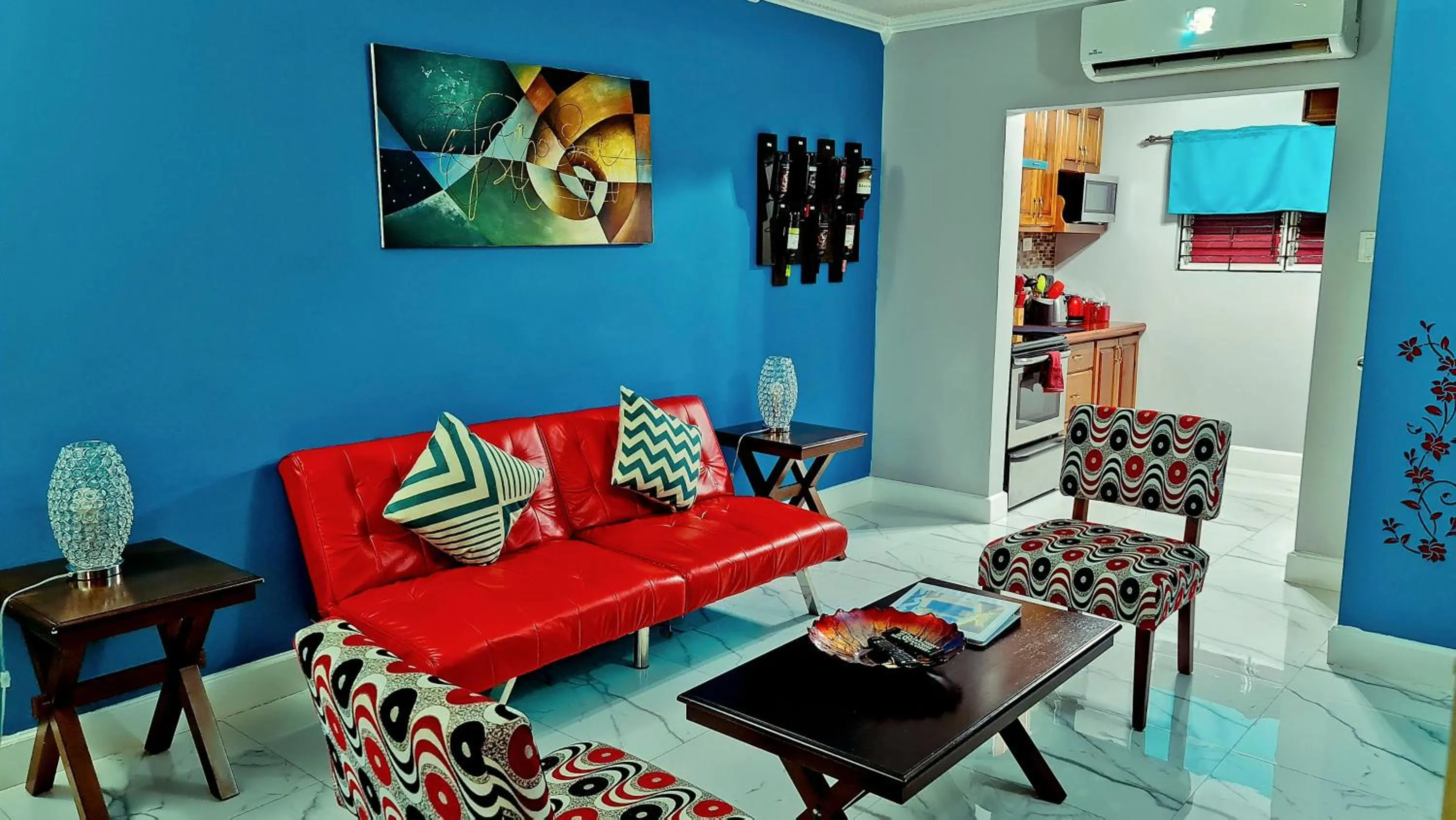 Living room in Casa Alexandria Guest Apartment